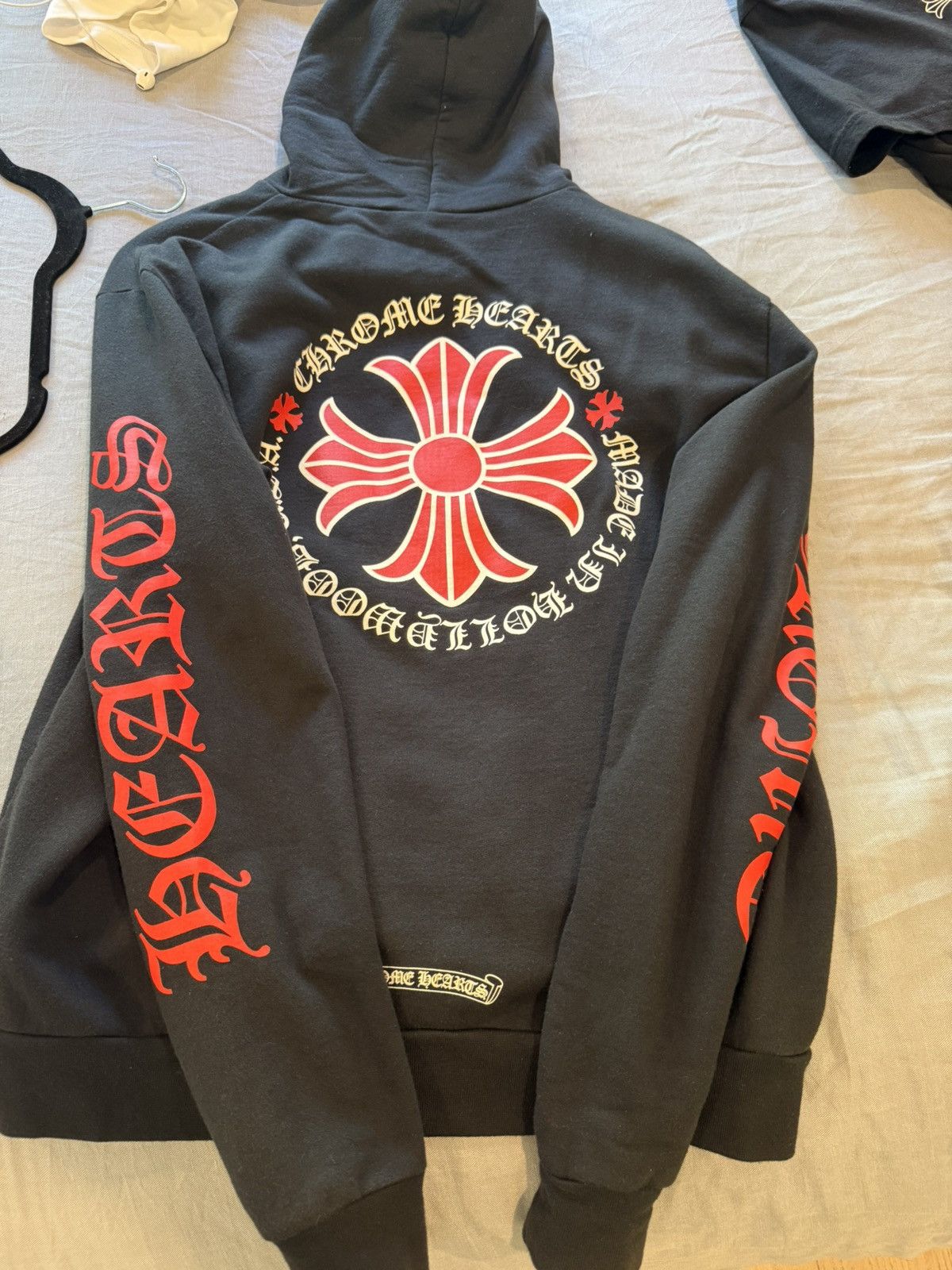 Chrome Hearts Chrome Hearts Red Plus Hoodie Size US S / EU 44-46 / 1 - 2 Thumbnail