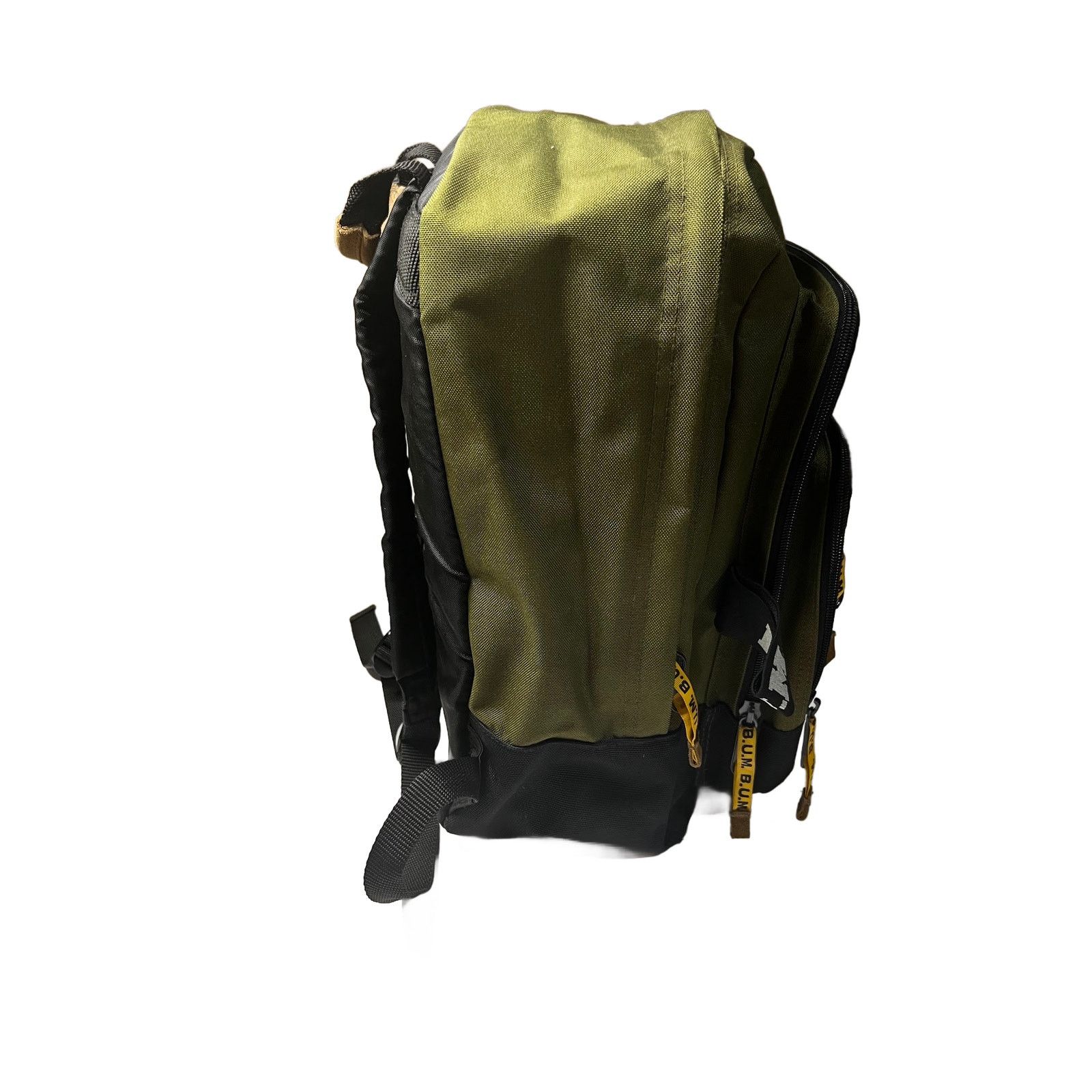 B.U.M Equipment Vintage 1990's B.U.M Equipment Green/Black Backpack Size ONE SIZE - 2 Thumbnail