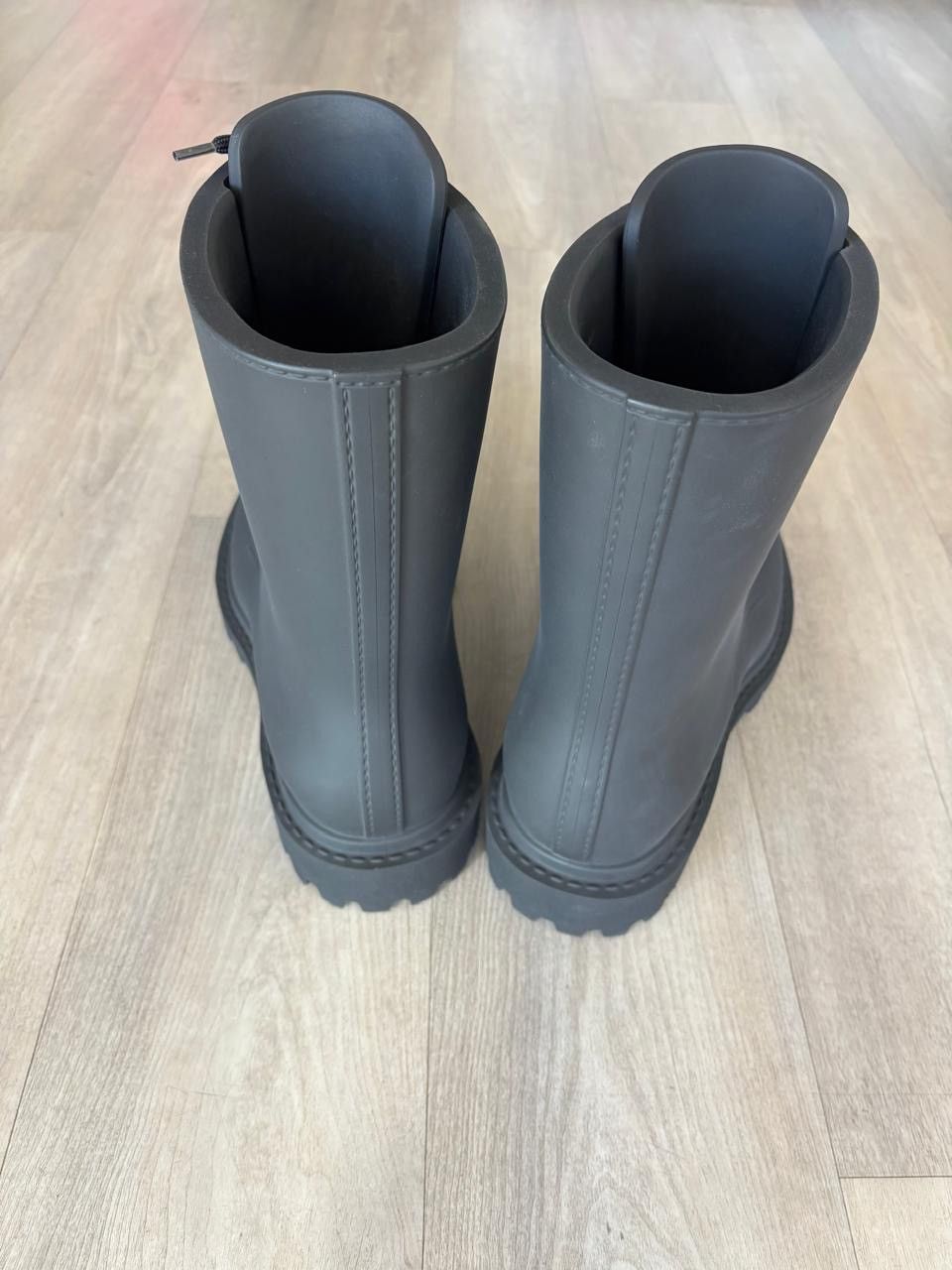 Balenciaga Steroid Rubber Ankle Boots in Black Size US 10 / EU 43 - 7 Thumbnail