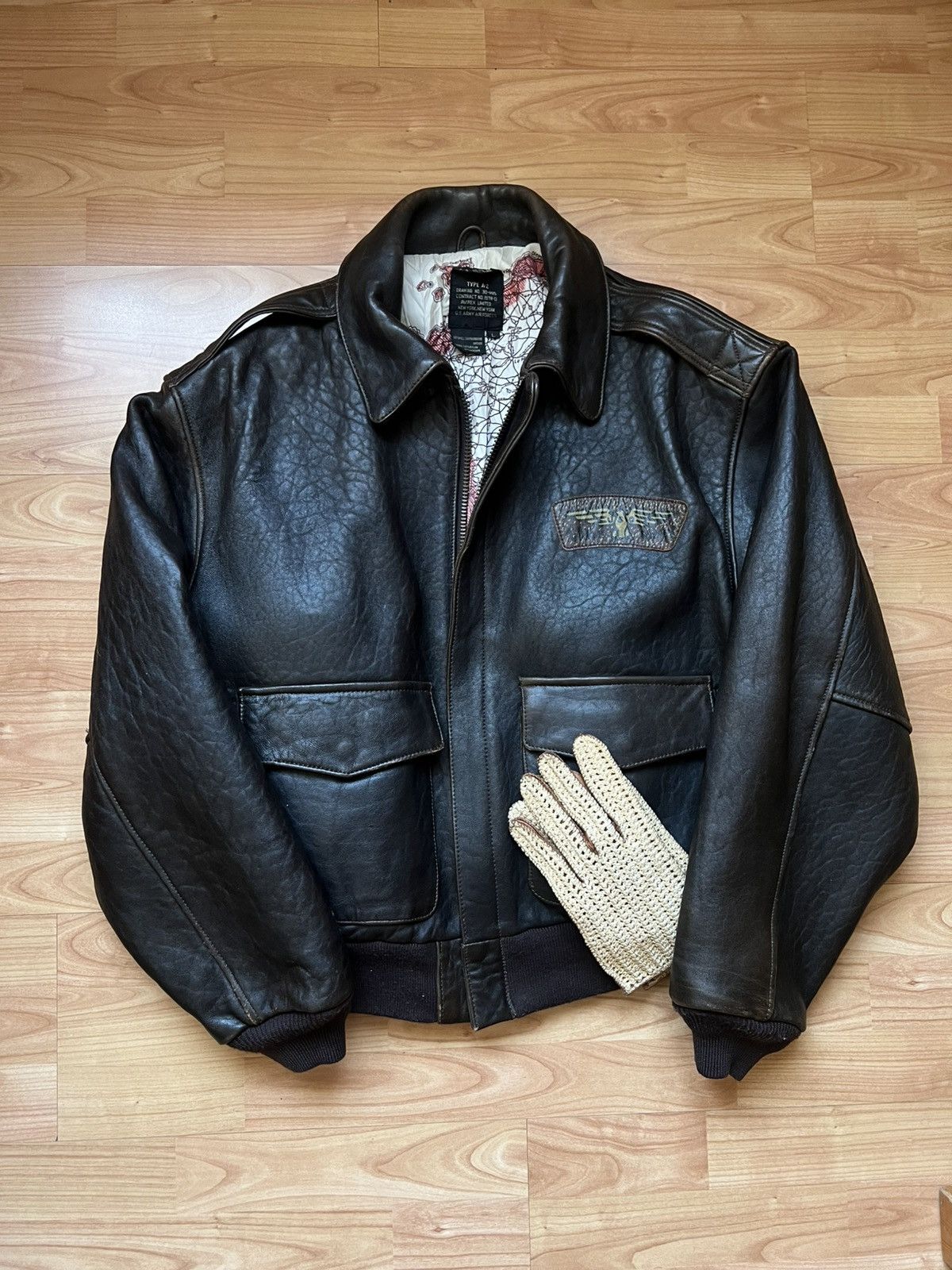 Avirex Avirex Flight Jacket Leather Glenn Miller’s Design Vintage Size US L / EU 52-54 / 3 - 2 Thumbnail