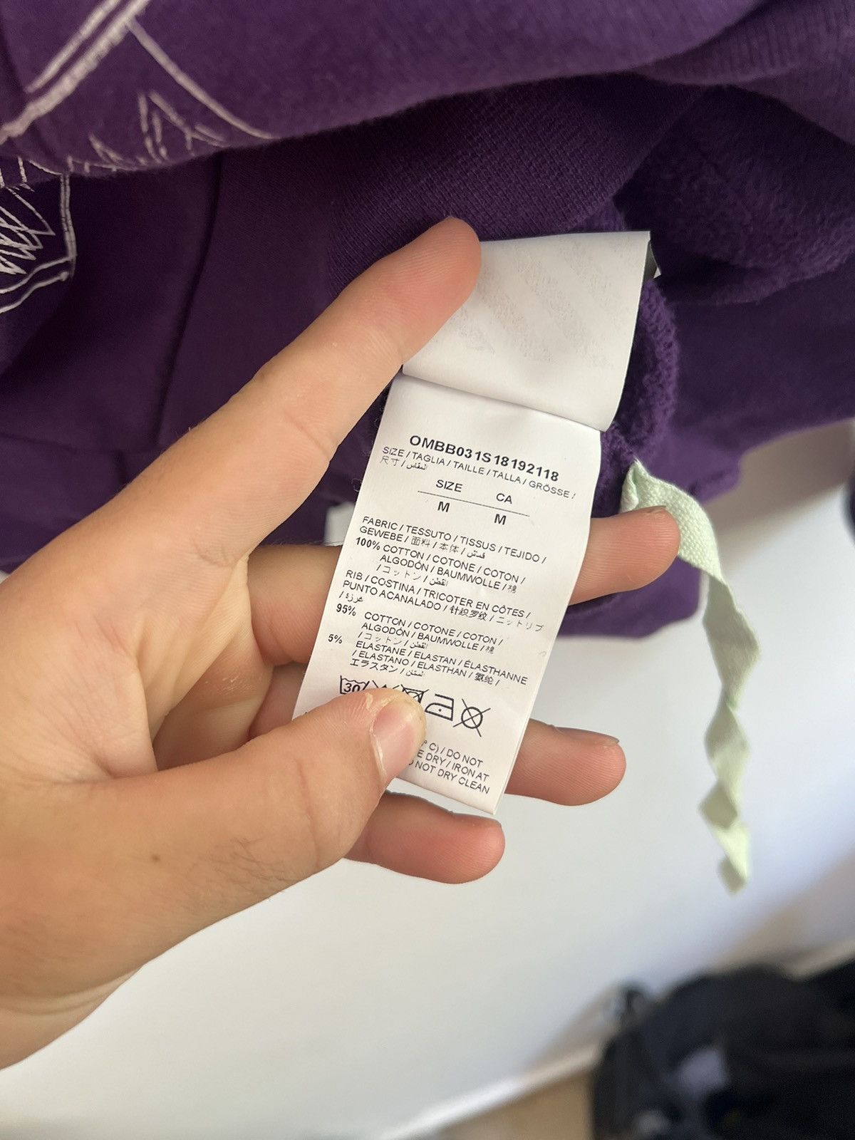 Off-White Off white X selfirdge purple limited hoodie Size US M / EU 48-50 / 2 - 13 Thumbnail