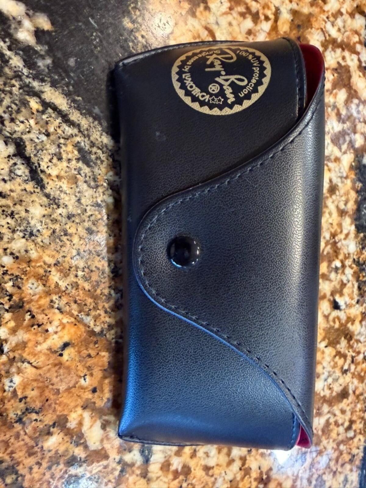 RayBan Authentic RayBan Leather Case-Black Size ONE SIZE - 2 Thumbnail
