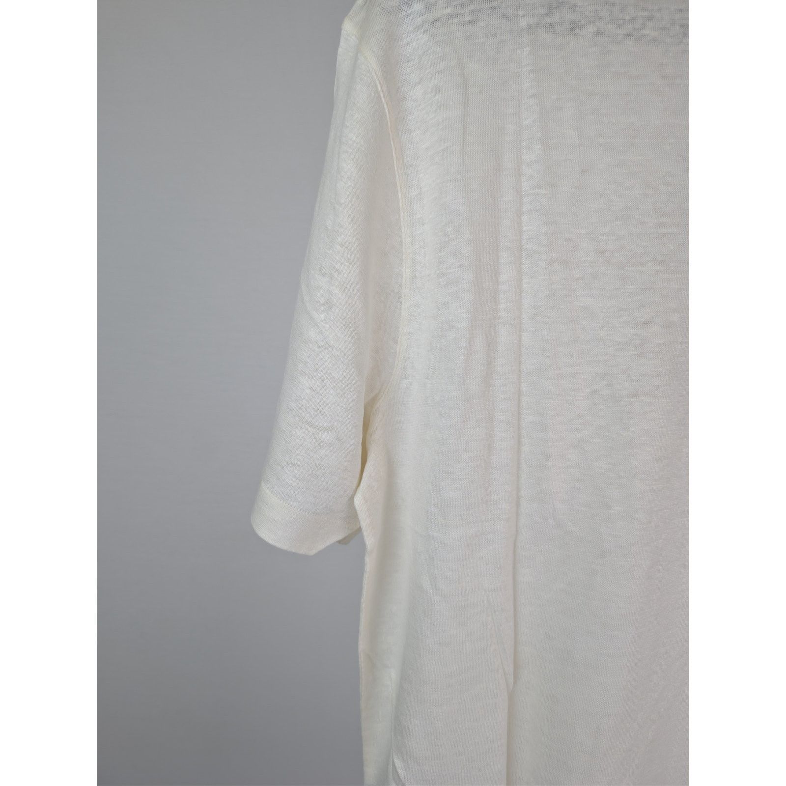 Palm Angels o1rshd1 Classic Logo Linen Polo Shirt in Off-White Size US XL / EU 56 / 4 - 13 Thumbnail