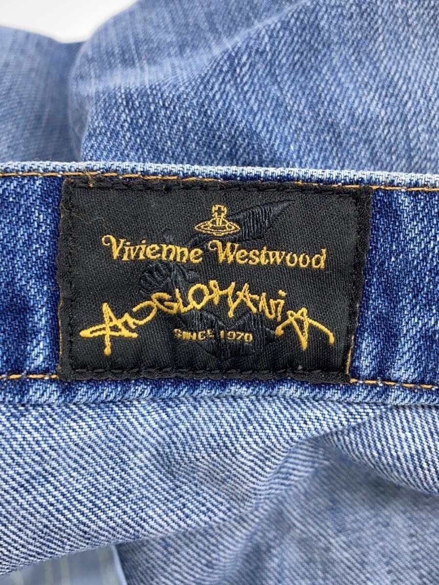 Vivienne Westwood Distressed Panel Denim Skirt Size 25" / US 0 / IT 36 - 3 Thumbnail