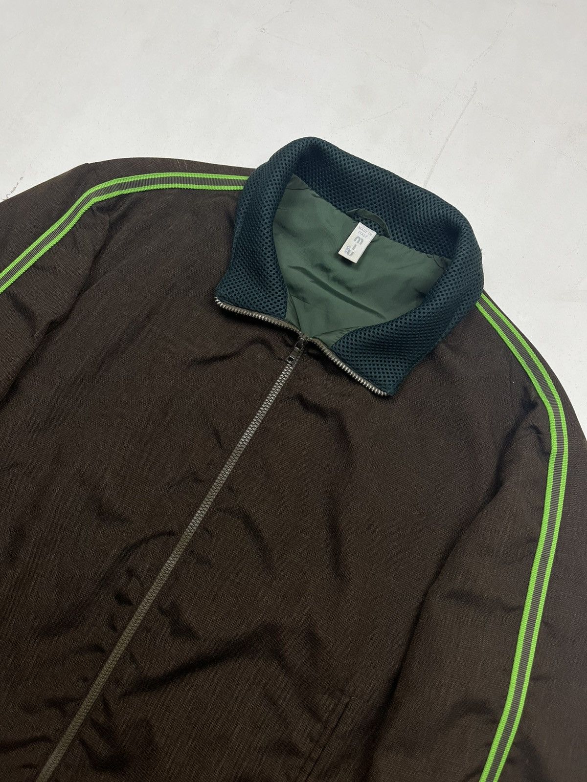 Miu Miu Miu Miu F/W1999 Runway sample Changeant Fabric track Jacket Size US M / EU 48-50 / 2 - 11 Thumbnail