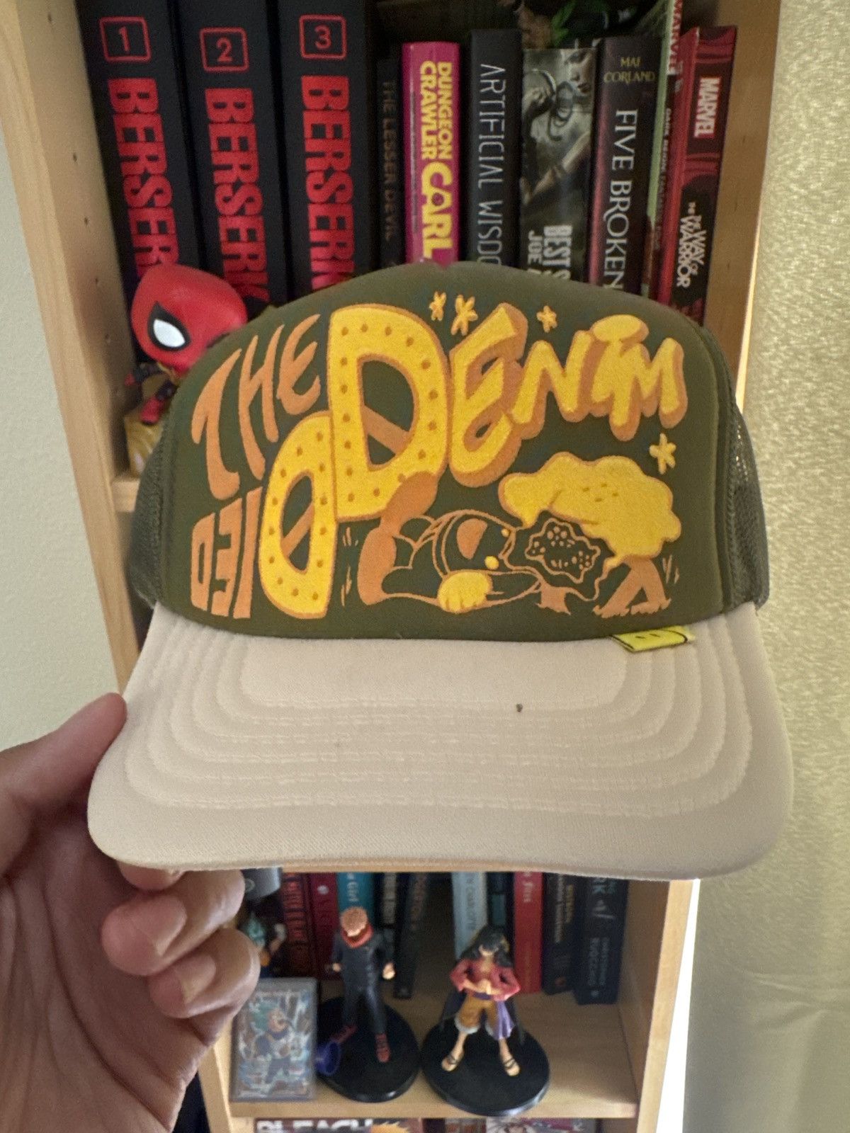 Kapital Kapital Denim Died Trucker Hat Size ONE SIZE - 1 Thumbnail