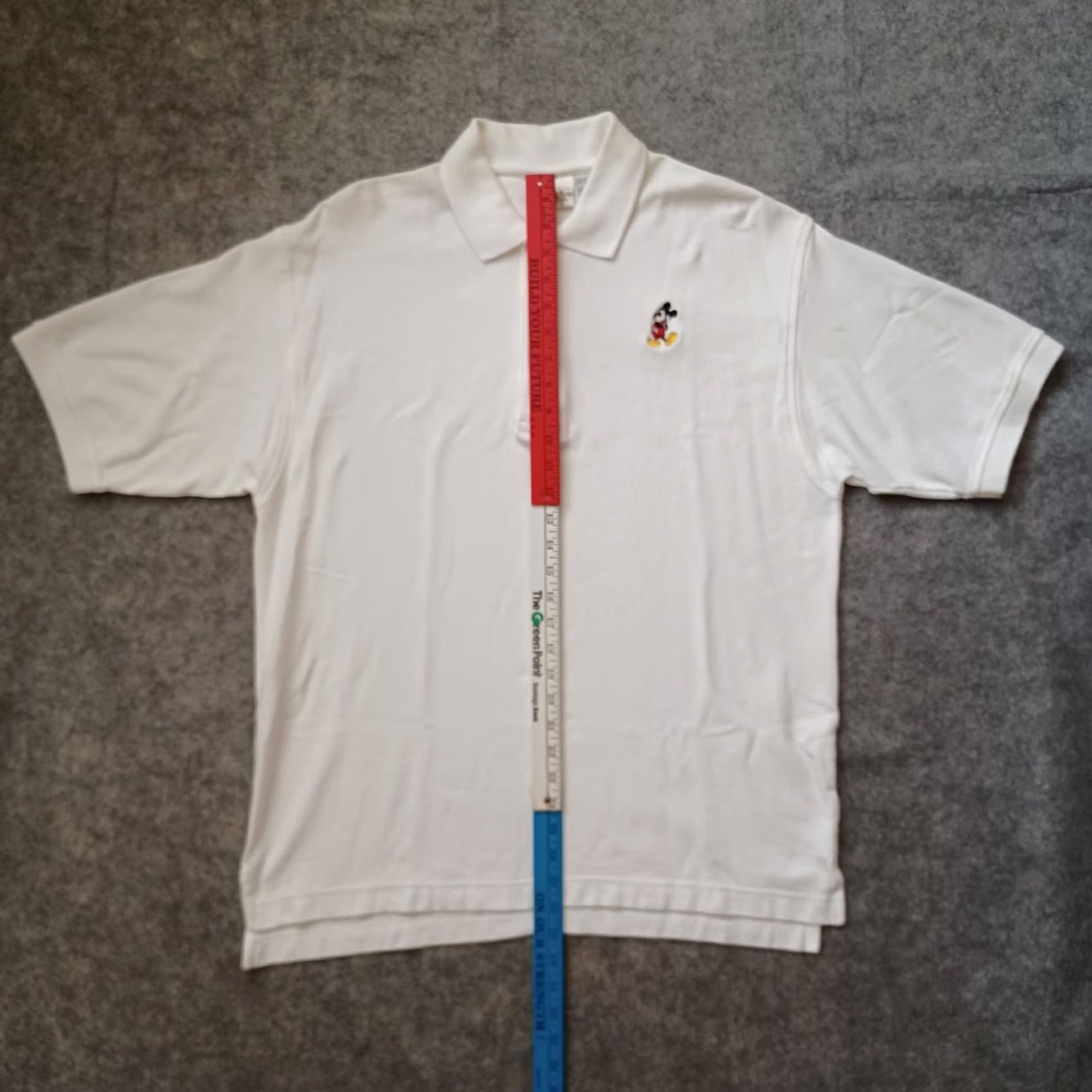 Disney VINTAGE Walt Disney World Shirt Men L White Polo Mickey Mouse Logo Embroidered Size US L / EU 52-54 / 3 - 7 Thumbnail