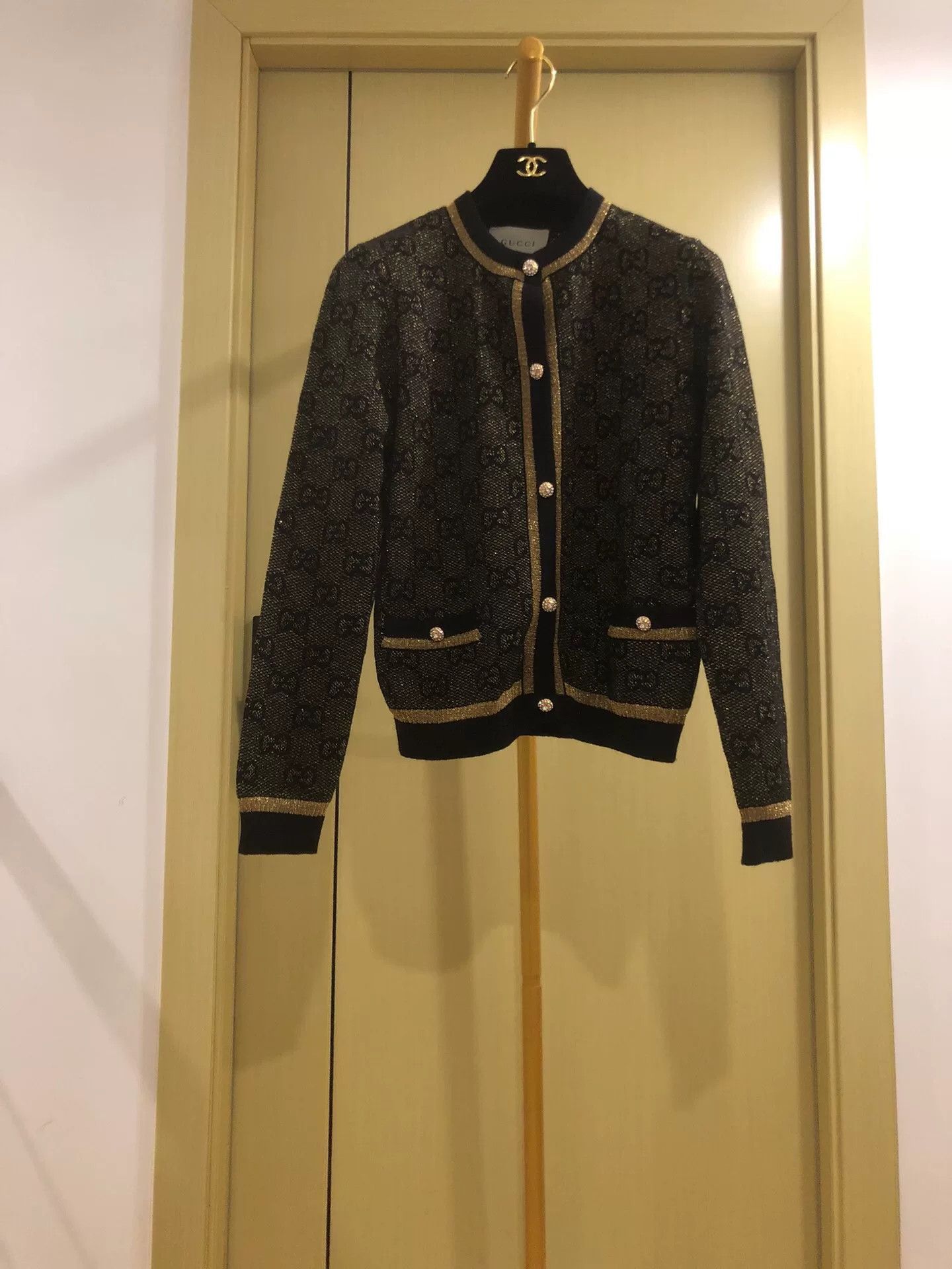 Gucci Gucci Wool Cardigan with Diamond Buttons Size XS / US 0-2 / IT 36-38 - 1 Thumbnail