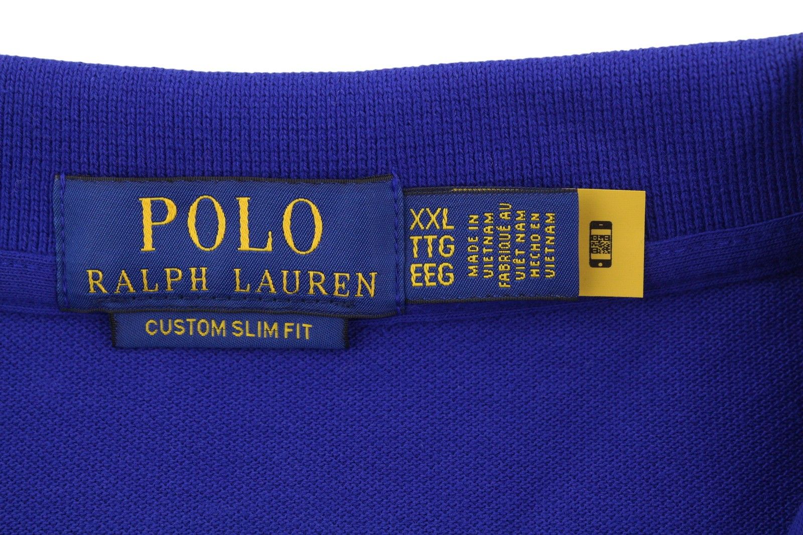 Ralph Lauren CUSTOM SLIM FIT 2XL Mid Blue Front Logo 87905 Size US XXL / EU 58 / 5 - 7 Thumbnail