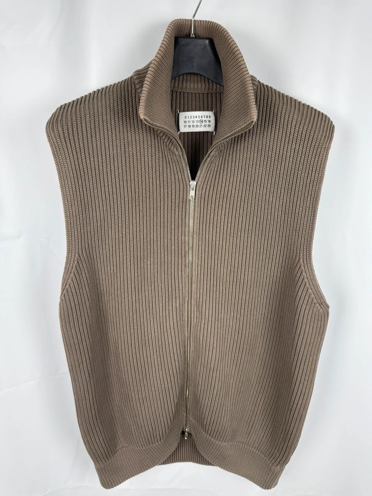 Maison Margiela Knit Gilet Full Zip Vest Vintage size L