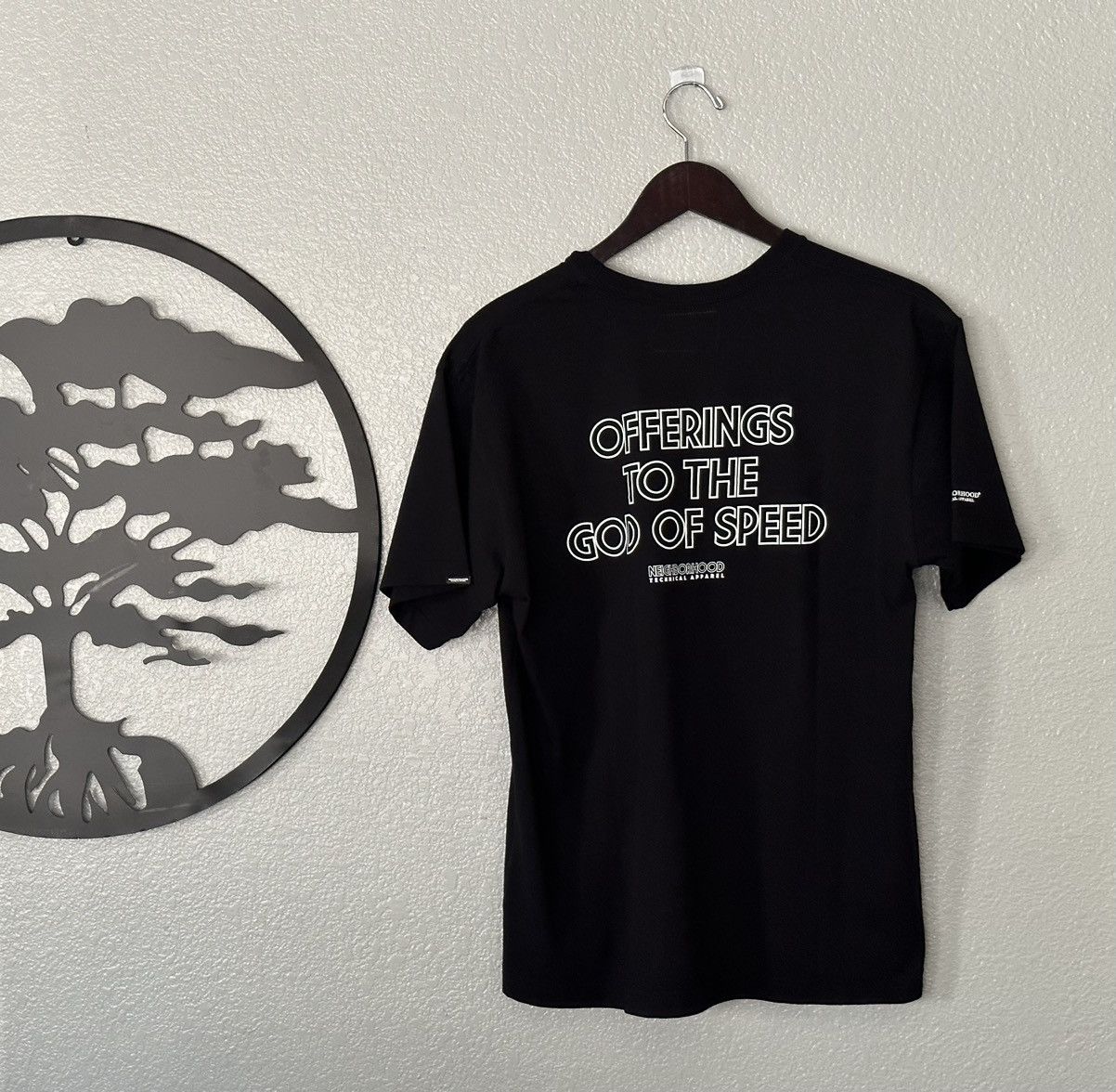 Neighborhood NEIGHBORHOOD GOD OF SPEED T SHIRT Size US L / EU 52-54 / 3 - 2 Thumbnail