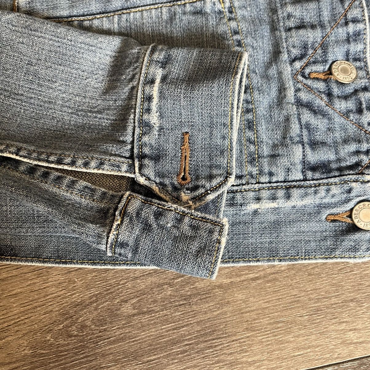 Abercrombie & Fitch Vintage 2000s Abercrombie & Fitch Denim Trucker Jean Jacket Size L / US 10 / IT 46 - 8 Thumbnail