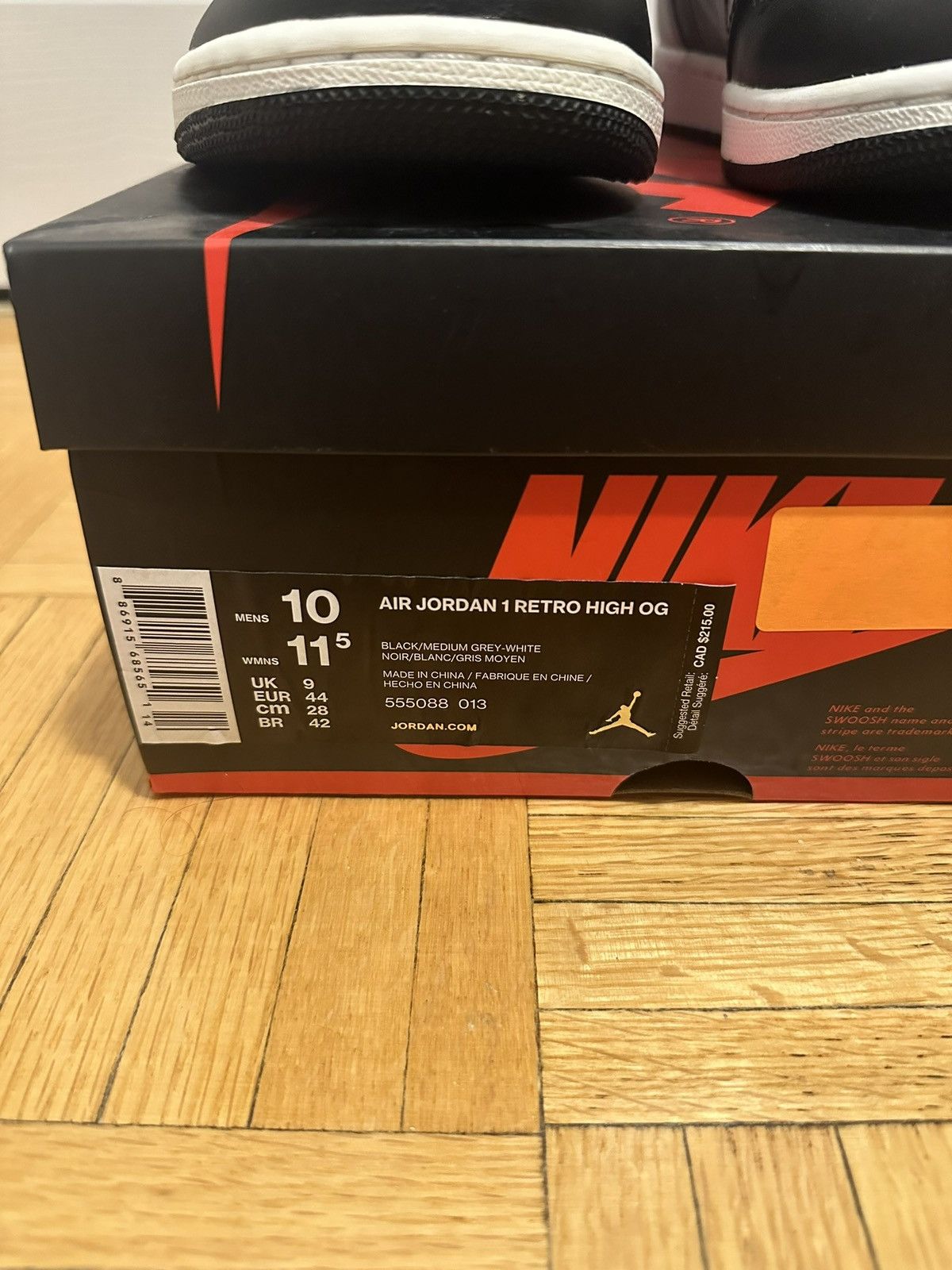 Jordan Brand Jordan 1 Shadow Size 10 Size US 10 / EU 43 - 10 Thumbnail