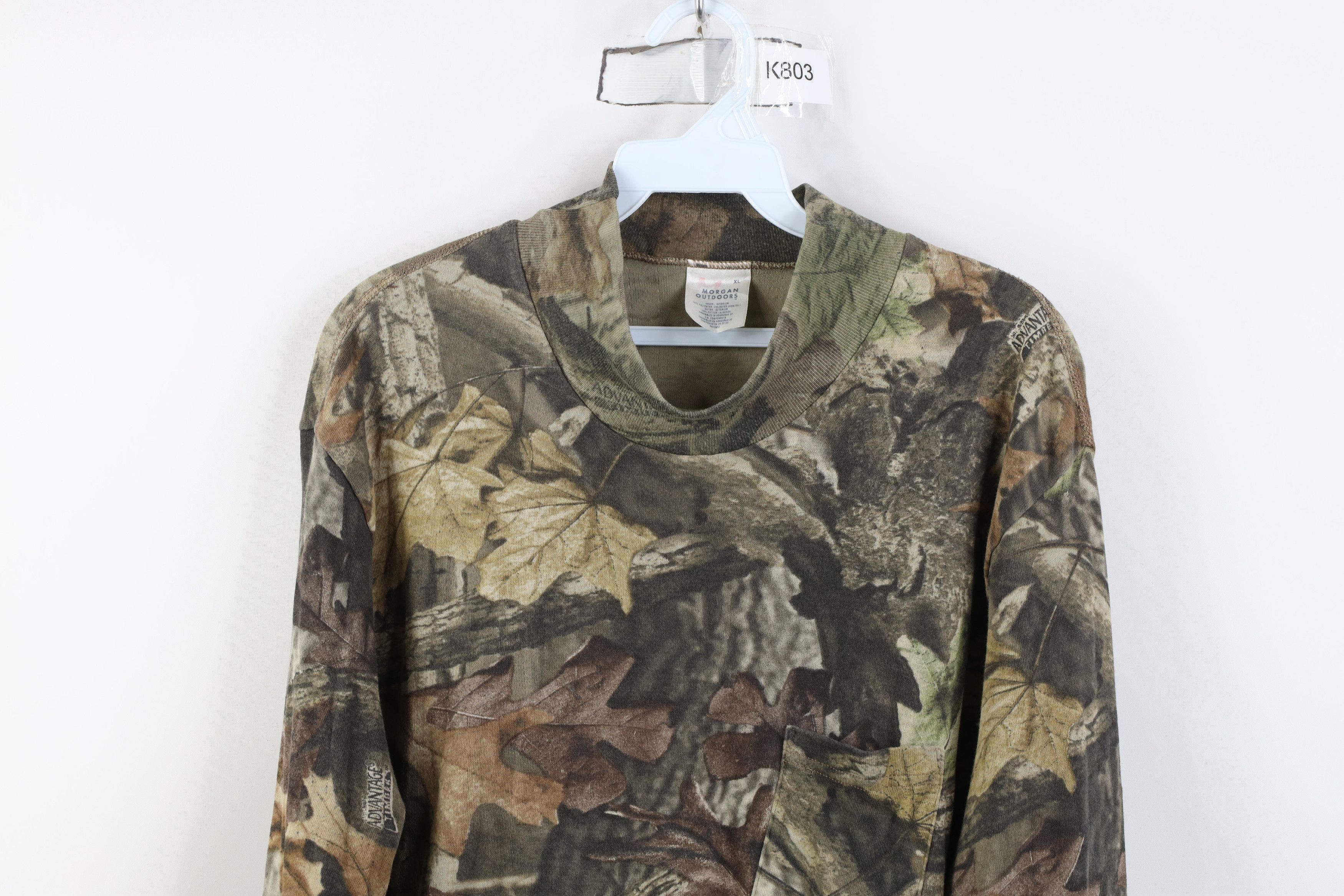 Vintage Vintage 90s Streetwear Mock Neck Long Sleeve T-Shirt Size US XL / EU 56 / 4 - 2 Thumbnail