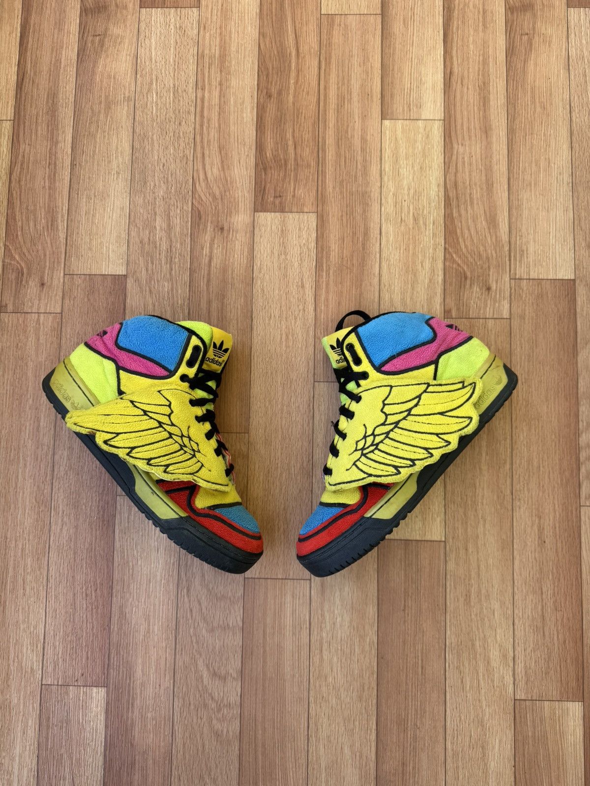 Adidas × Jeremy Scott Adidas jeremy scott wing multicolor Size US 7.5 / EU 40-41 - 4 Thumbnail
