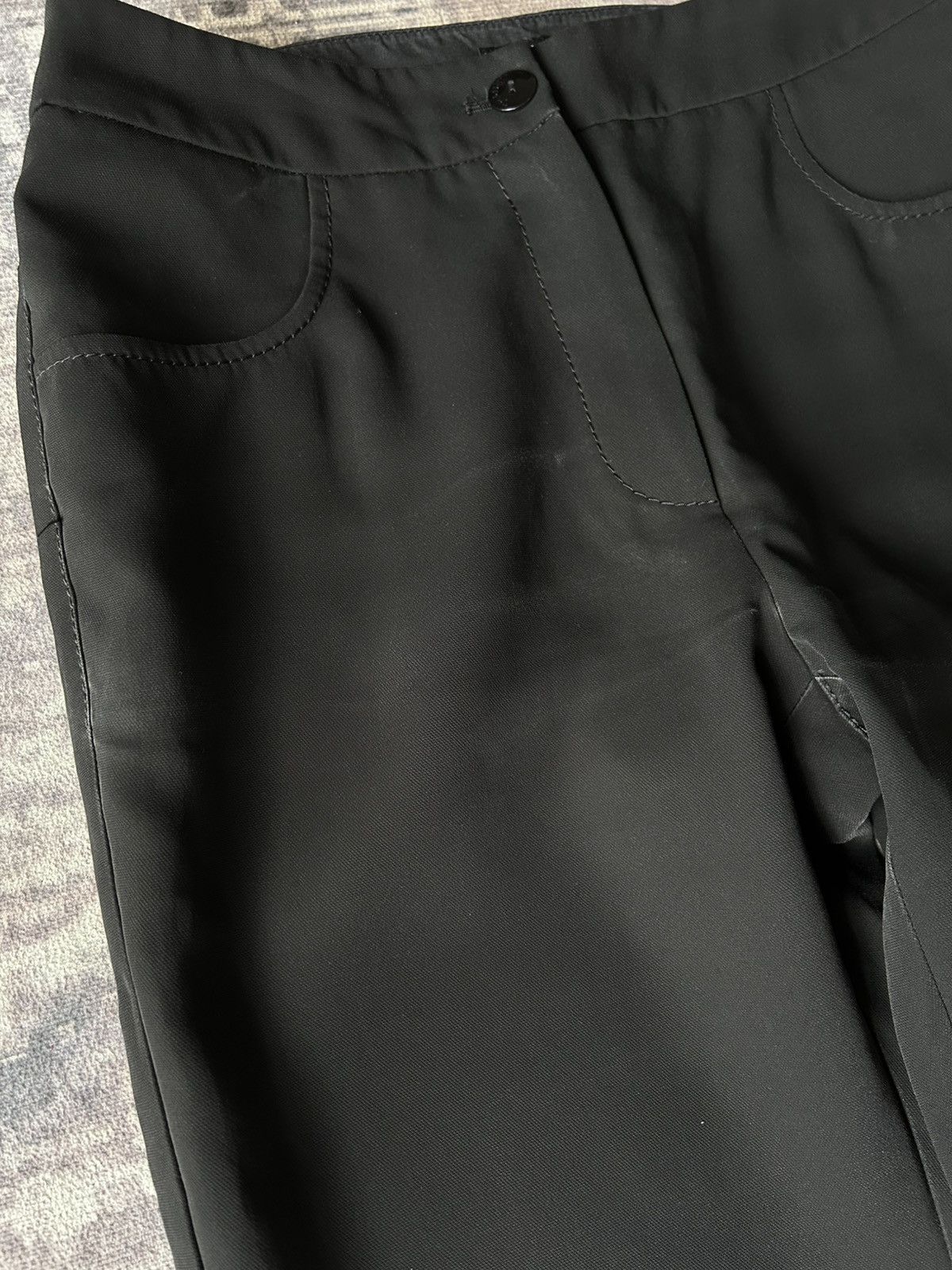 Chanel Vintage Chanel Trousers Black Pants Size 27" / US 4 / IT 40 - 9 Thumbnail