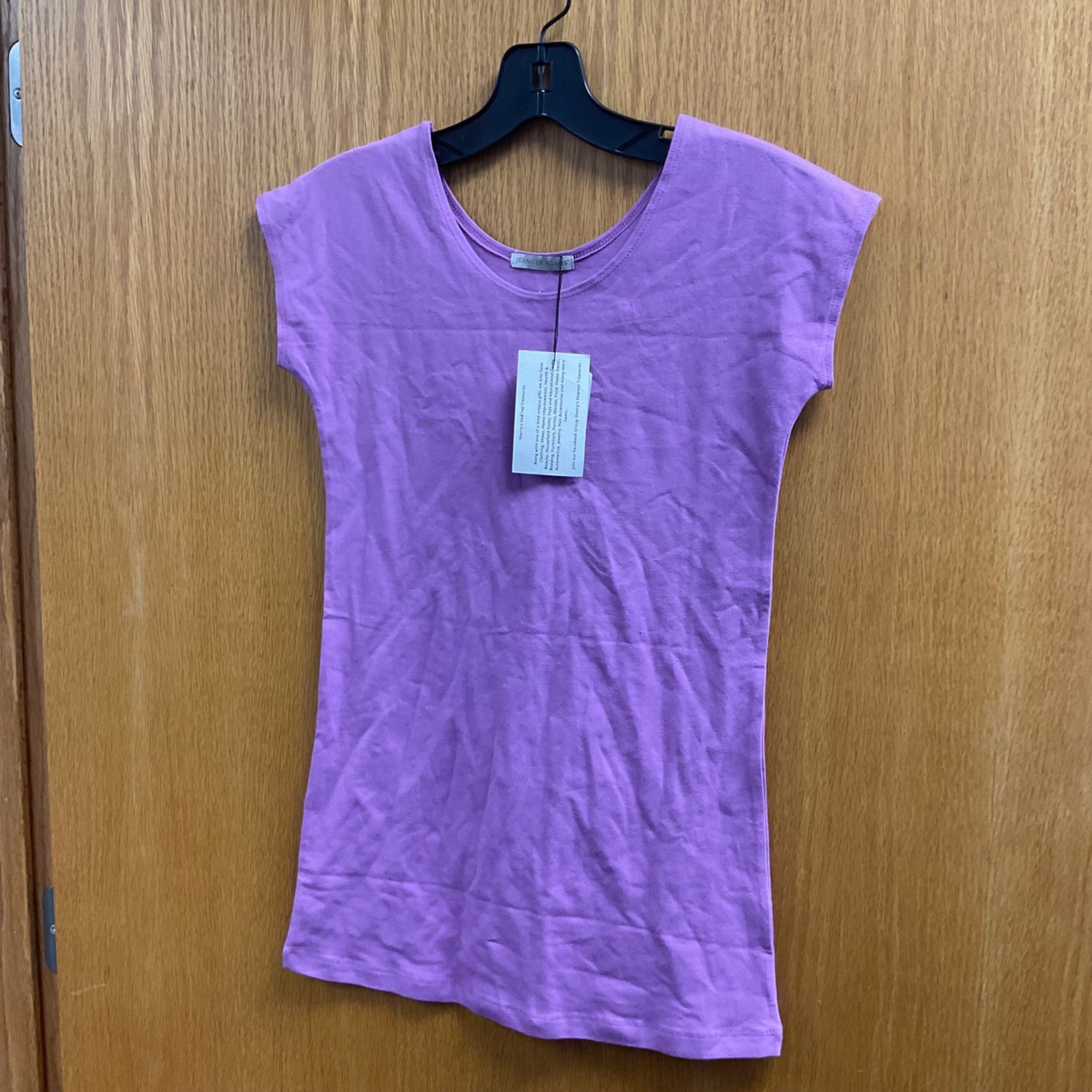 Other Cotton Span Round Neck Cap Sleeve Top Small Size S / US 4 / IT 40 - 3 Thumbnail