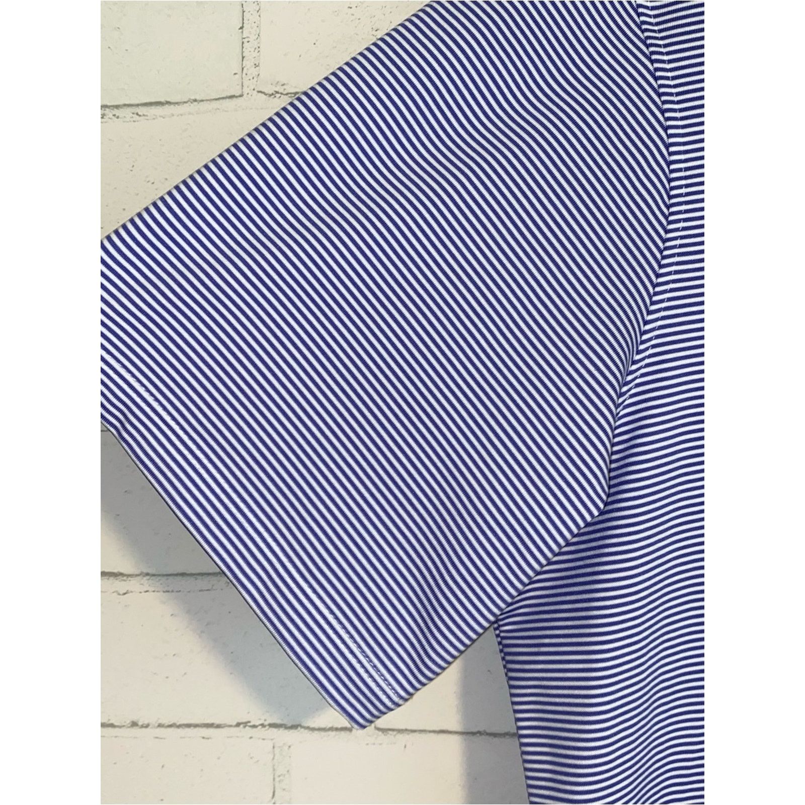 Grenson GREYSON $110 Tavistock Quogue Striped Purple Polo L Size US L / EU 52-54 / 3 - 5 Thumbnail