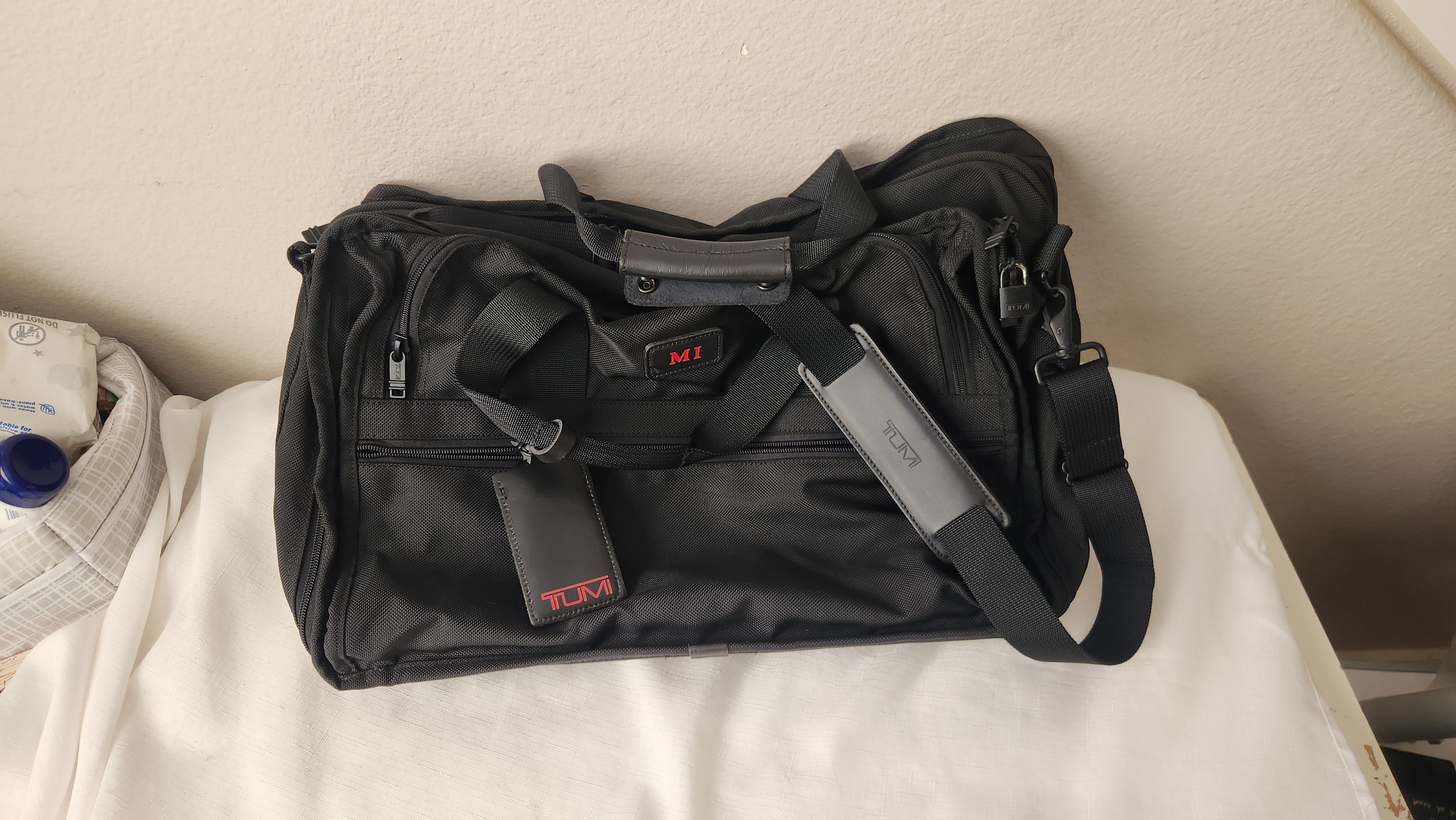 Tumi Tumi Canvas weekender Messenger travel Bag Black Size ONE SIZE - 1 Thumbnail