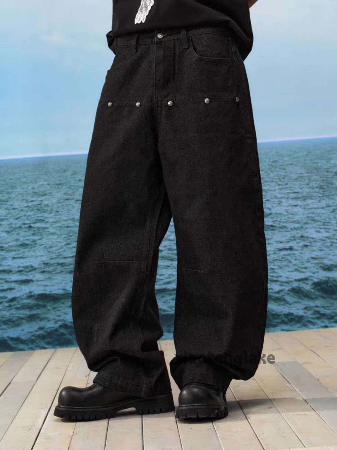 Designer Unisex outdoor utility loose baggy skate hiphop pants Size US 36 / EU 52 - 8 Thumbnail
