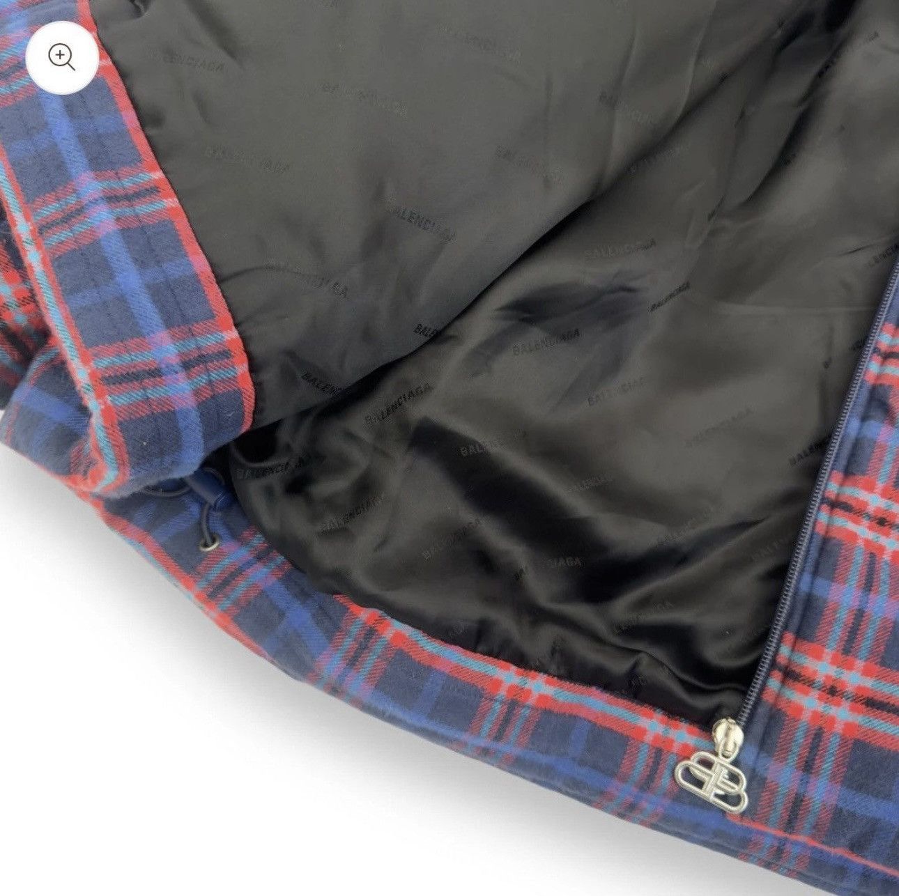 Balenciaga Oversized Cocoon Padded Flannel Jacket Size US M / EU 48-50 / 2 - 6 Thumbnail