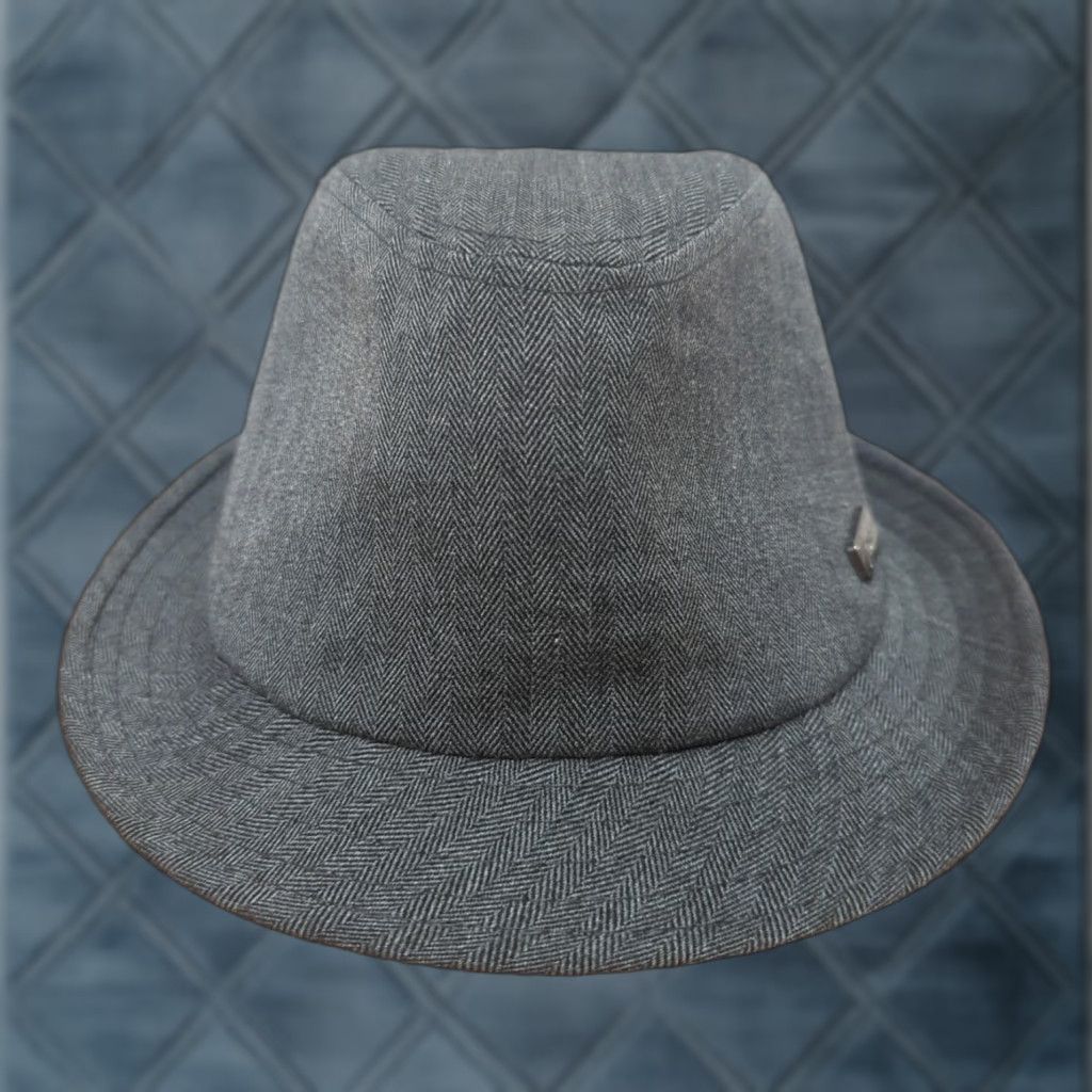 Fender Fender Fedora Hat Cap Dark Gray Adult Mens Size S/M Fits 7 1/8 - 7 3/8 Fedora Hats Size ONE SIZE - 1 Thumbnail