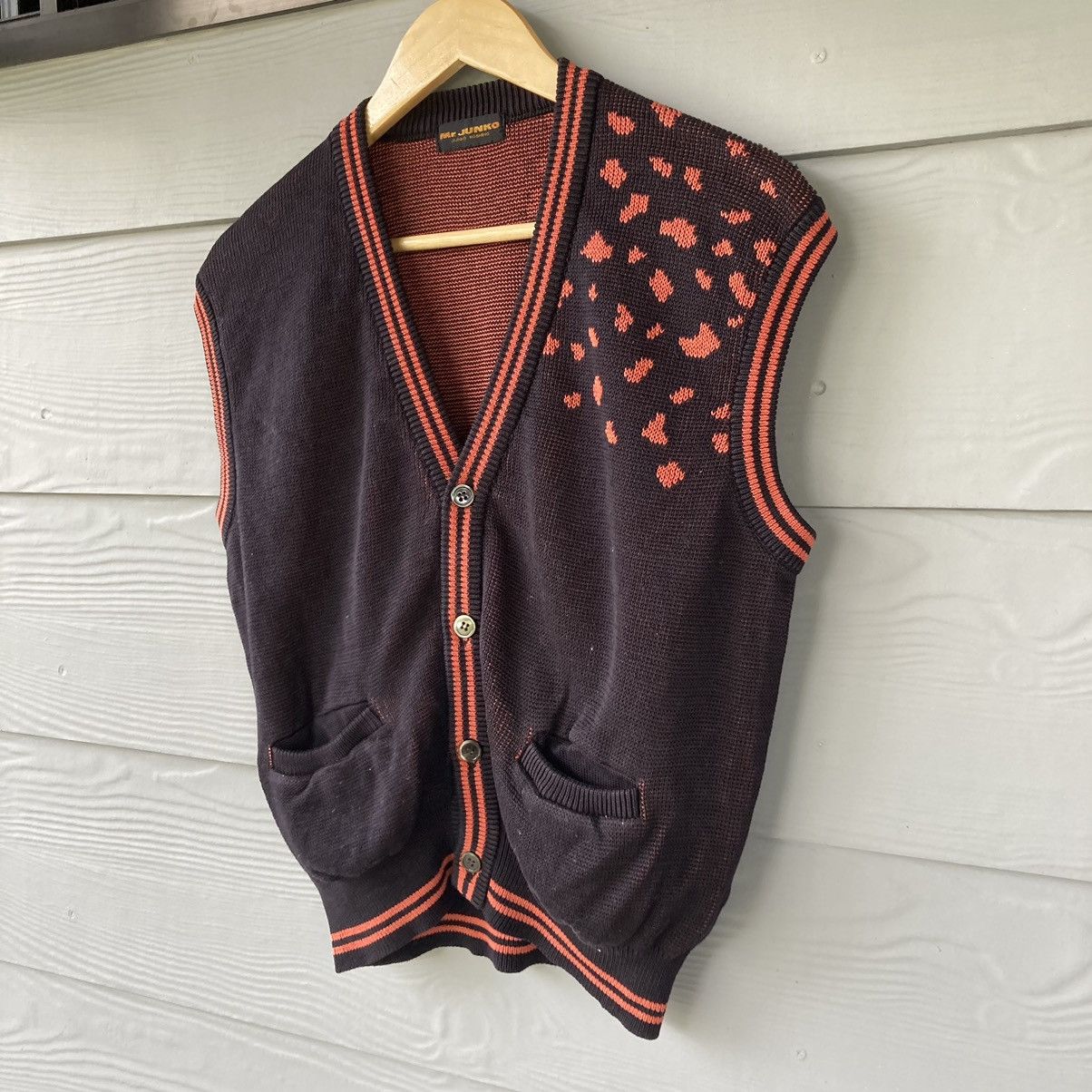 Mr. Junko Vintage Mr Junko Black Cardigan Size L / US 10 / IT 46 - 3 Thumbnail