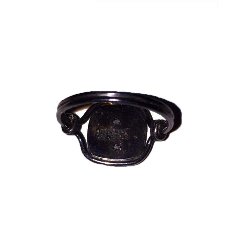 Designer Square Opal Sterling Silver Ring Size ONE SIZE - 4 Thumbnail
