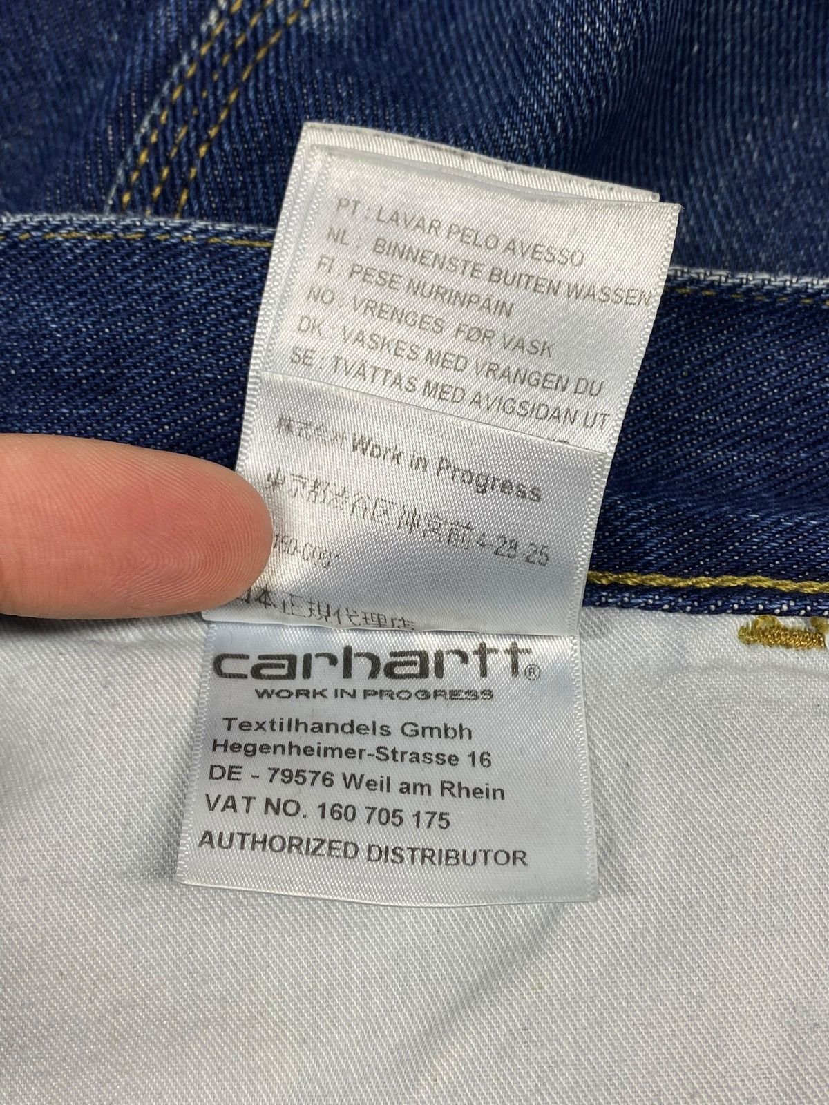 Carhartt Vintage Carhartt Carpenter Single Knee Work Jeans Pants Size US 33 - 25 Thumbnail