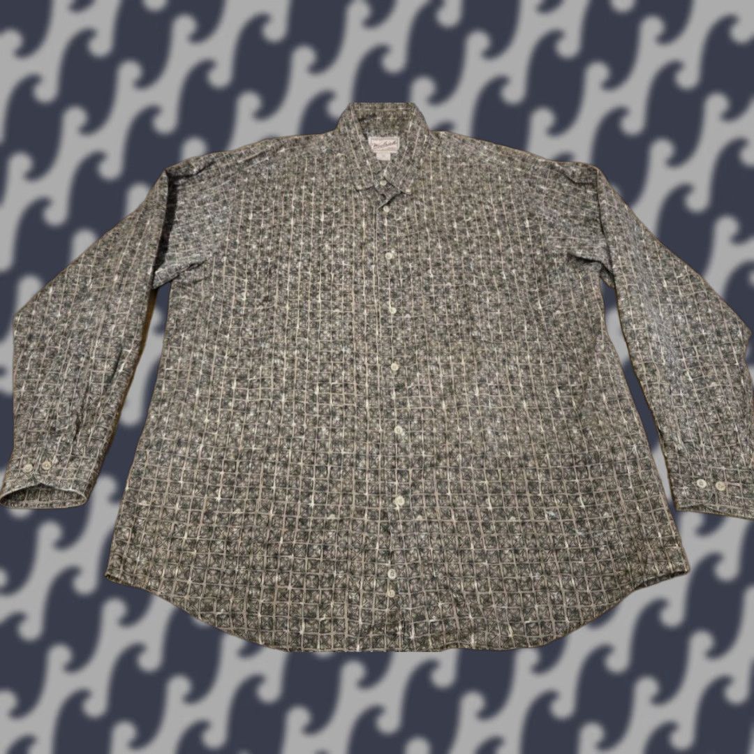 Vintage VINTAGE Woolrich Shirt Mens XL Button Up Geometric Outdoors Long Sleeve Size US XL / EU 56 / 4 - 1 Thumbnail