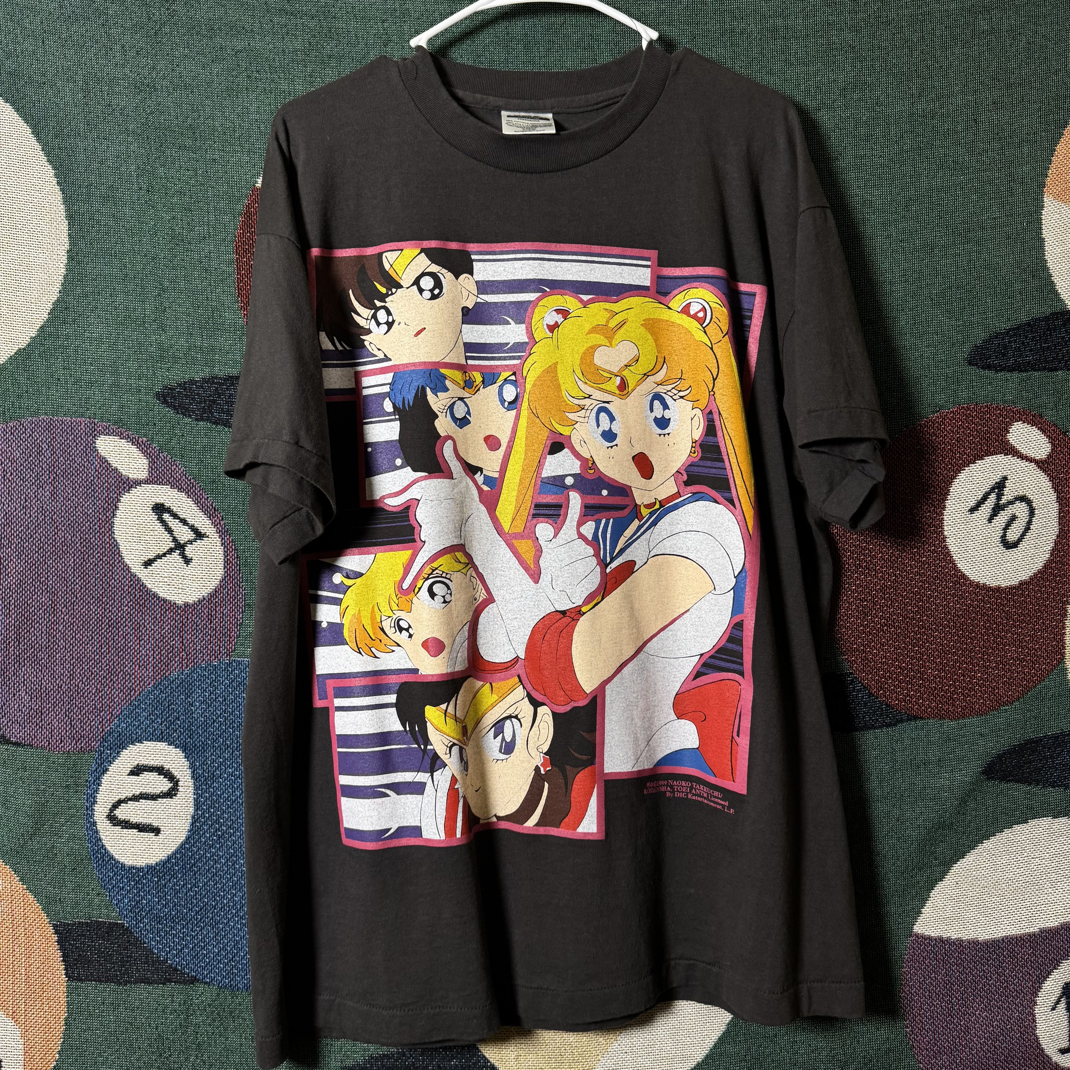 Vintage Vintage 1999 Sailor Moon Anime tee Size US XL / EU 56 / 4 - 1 Thumbnail