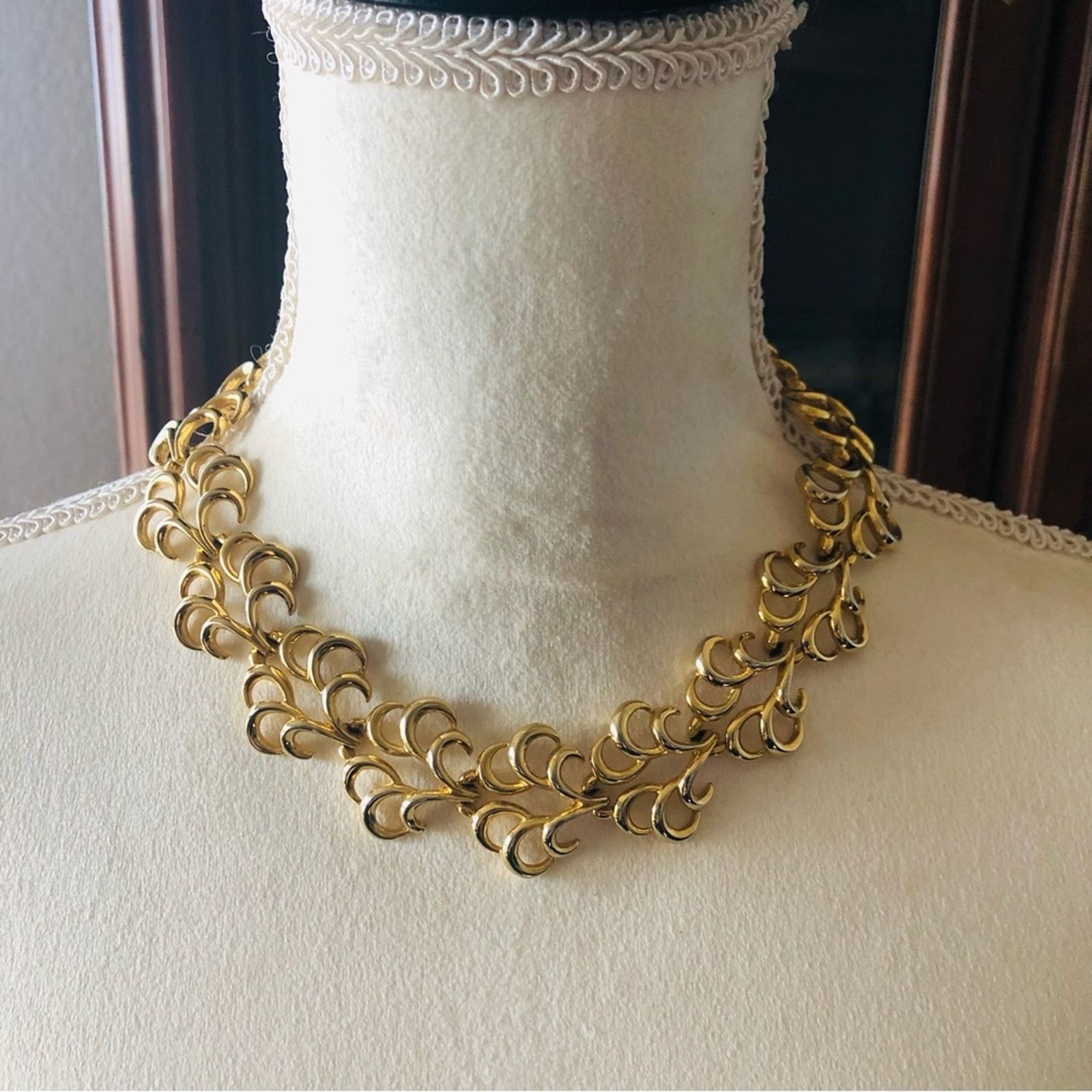 Vintage Vintage filigree link discs choker necklace Size ONE SIZE - 2 Thumbnail