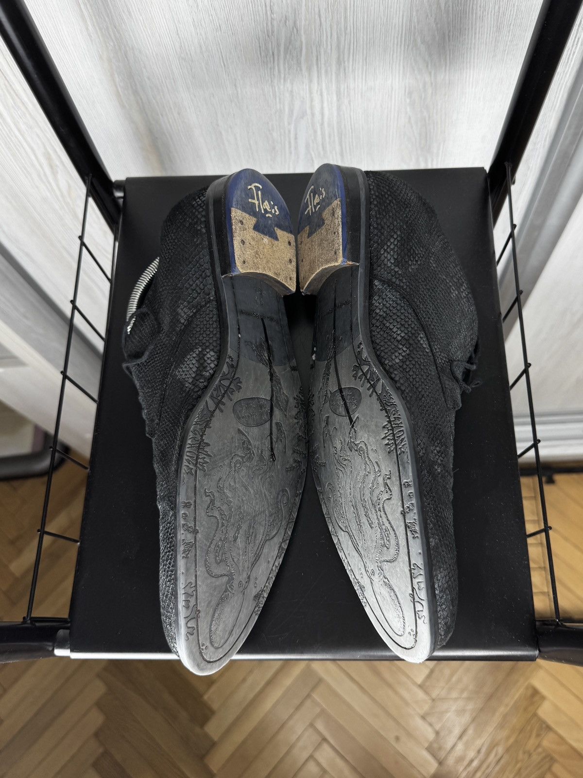 Floris van Bommel Floris van Bommel lace derby snake style classic shoes 9.5 Size US 10.5 / EU 43-44 - 13 Thumbnail