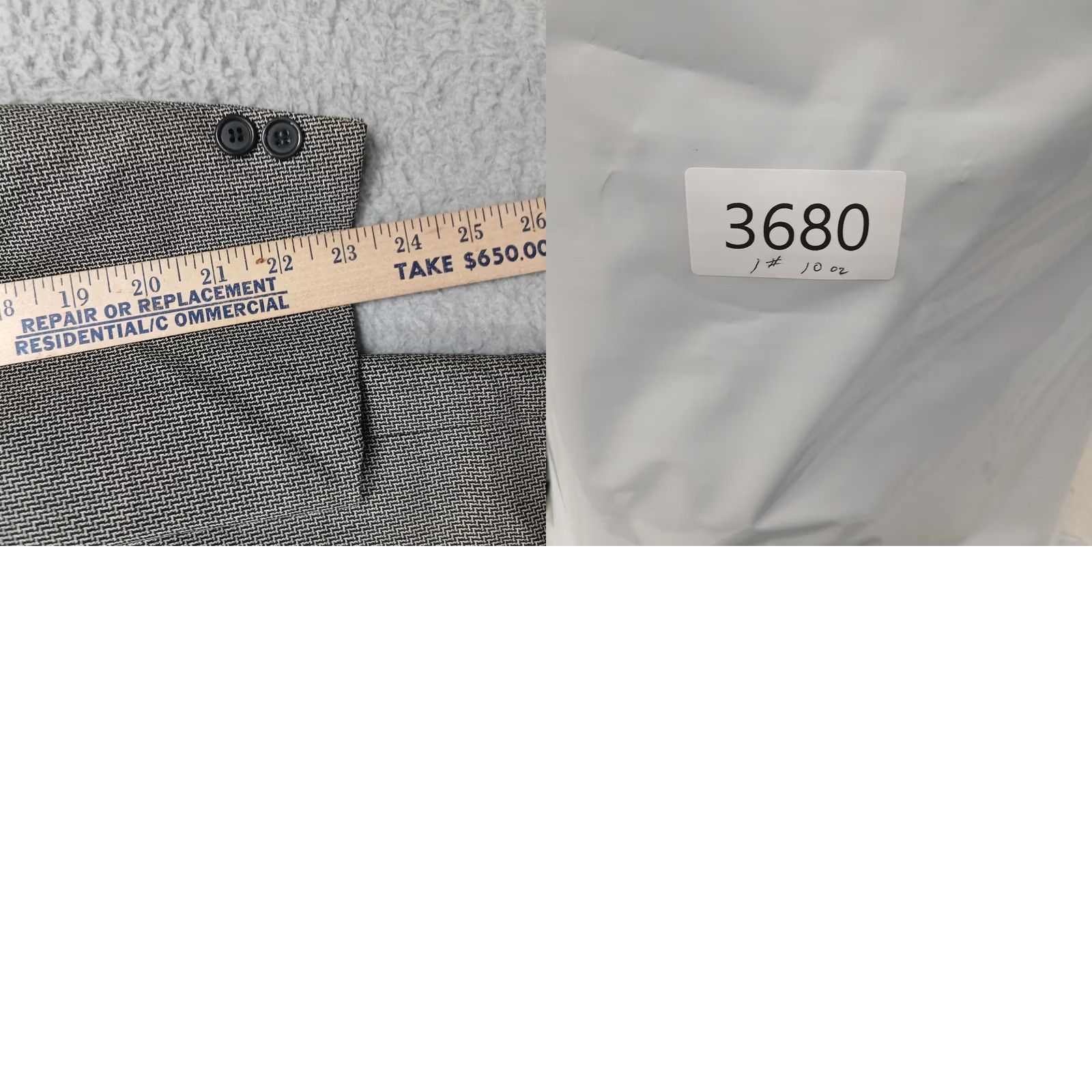 Vintage VINTAGE Bozzalla & Lesna Blazer Wool Blend Double Breasted Gray 52R Men Jacket Italy Tweed Herringbone Size 52R - 8 Thumbnail