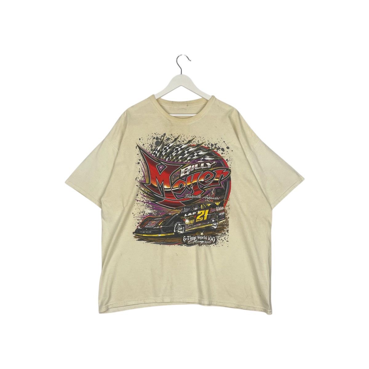 Designer × Vintage Vintage 6 - time world 100 champion Size US XL / EU 56 / 4 - 1 Thumbnail