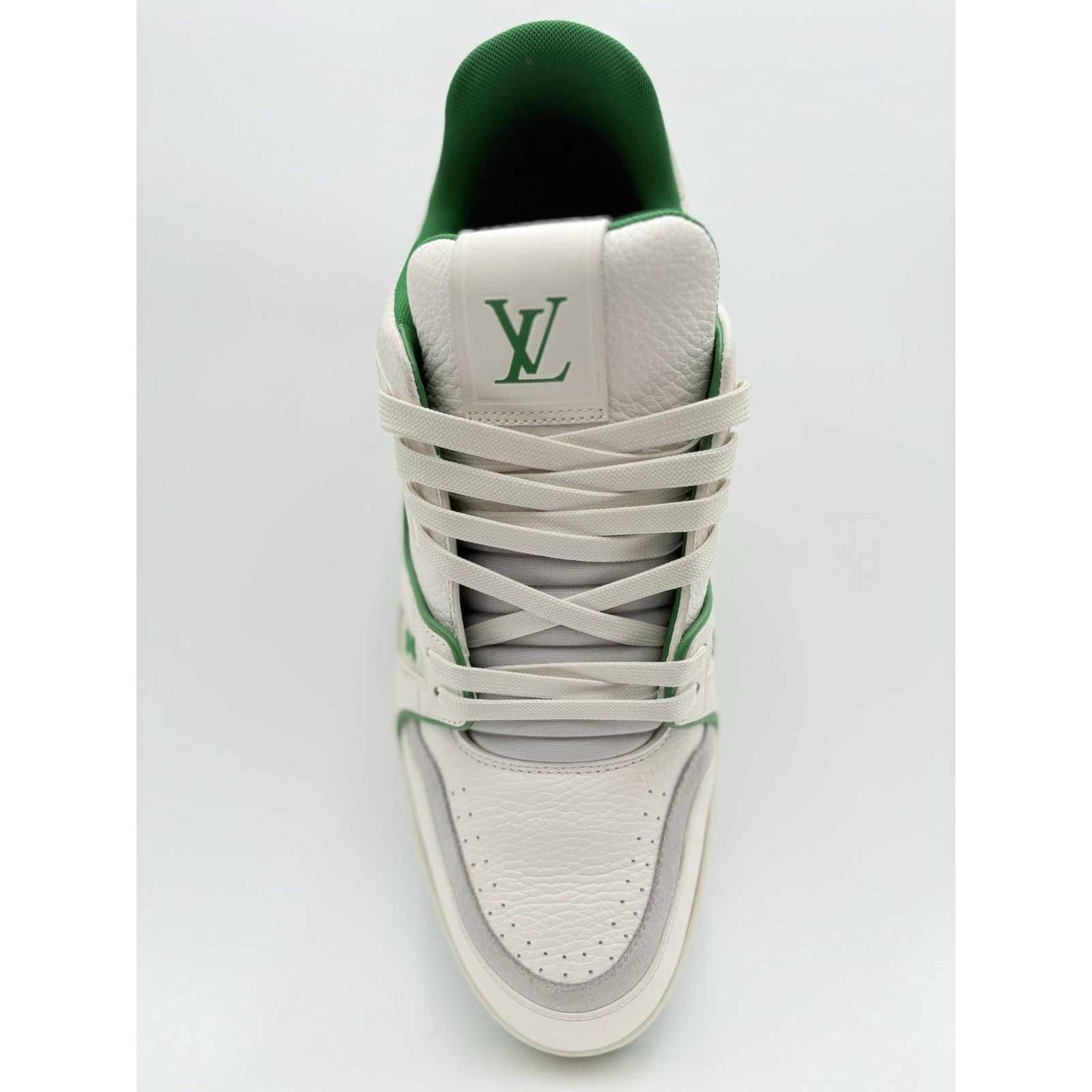 Louis Vuitton Louis Vuitton Trainer ' White Green ' | GREAT CONDITION! Size US 12.5 / EU 45-46 - 5 Thumbnail
