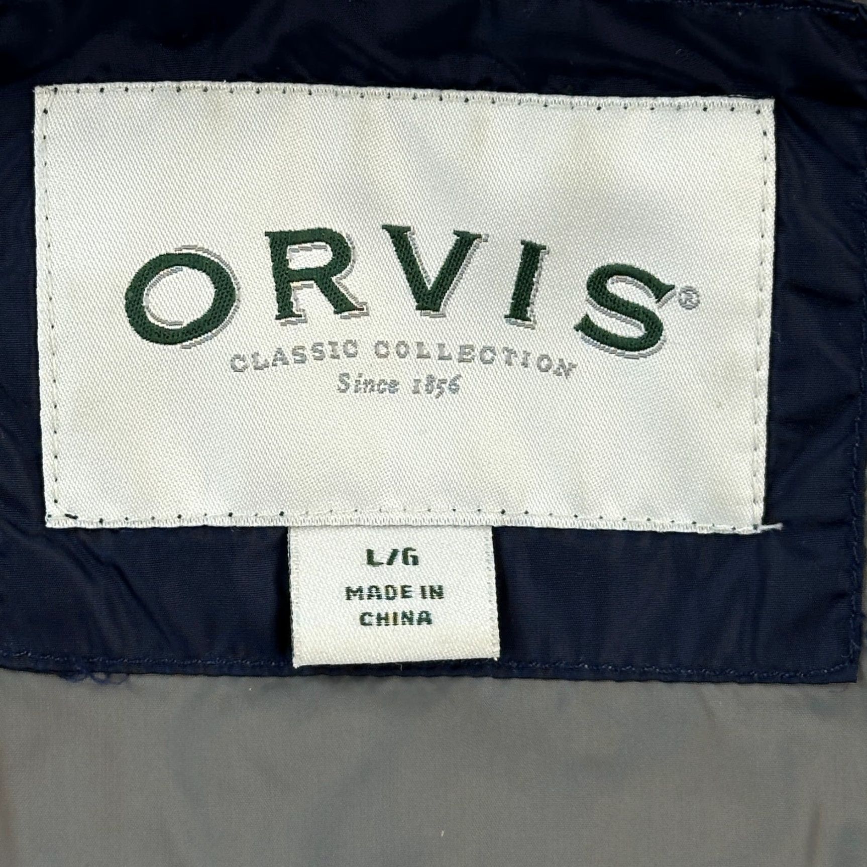 Orvis Orvis Essex Vest Mens Large Navy Full Zip Snap Duck Down Quilted Puffer Outdoor Size US L / EU 52-54 / 3 - 6 Thumbnail