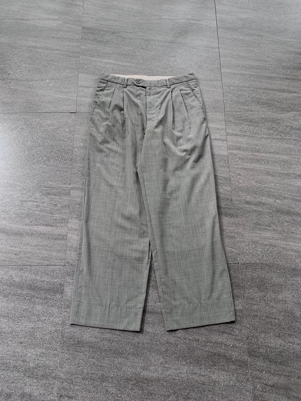 Issey Miyake FREE TAX! Houndstooth Wideleg Trousers Size US 32 / EU 48 - 2 Thumbnail