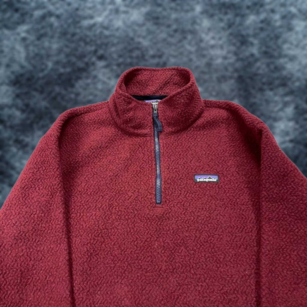 Patagonia Patagonia Jacket Mens XL Blue Red Woolyester 1/4 Zip Fleece Pullover Outdoor Bomber Jacket Mens XL Blue Red Woolyester 1/4 Zip Fleece Pullover Size US XL / EU 56 / 4 - 1 Thumbnail