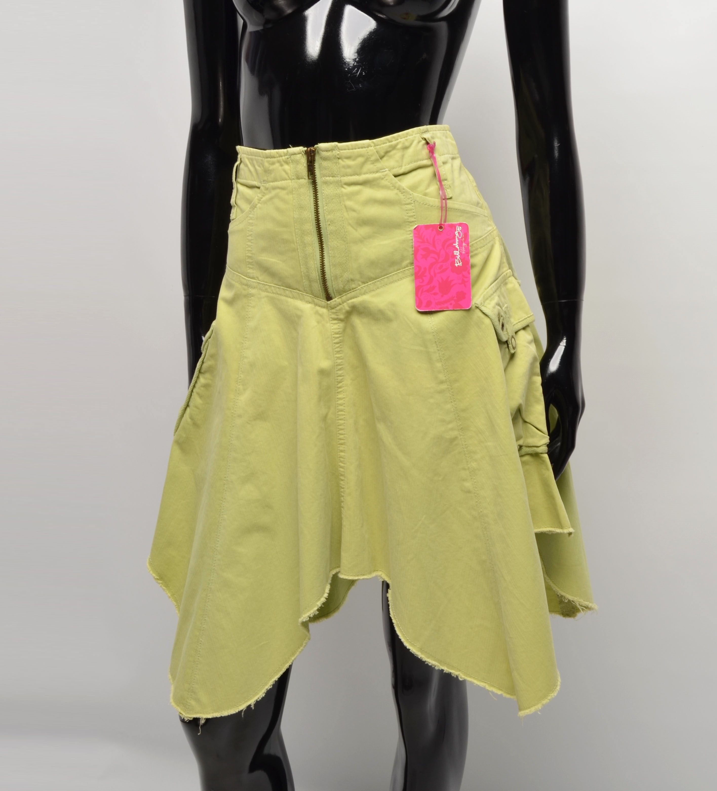 Billabong × Vintage Billabong Y2K High Waisted Asymmetrical Grunge Skirt Size 26" / US 2 / IT 38 - 2 Thumbnail