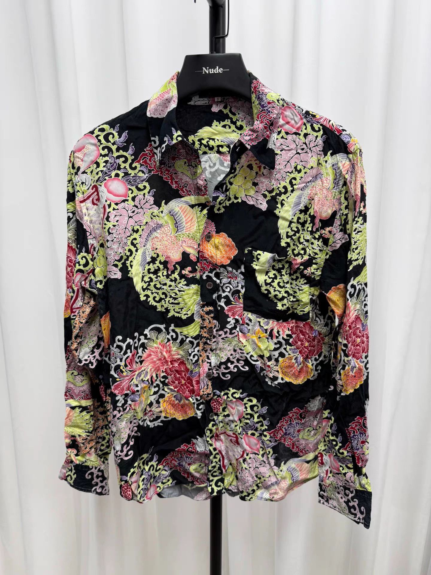 Yohji Yamamoto Yohji Yamamoto Y's Phoenix Floral Shirt K20 Size US L / EU 52-54 / 3 - 1 Thumbnail