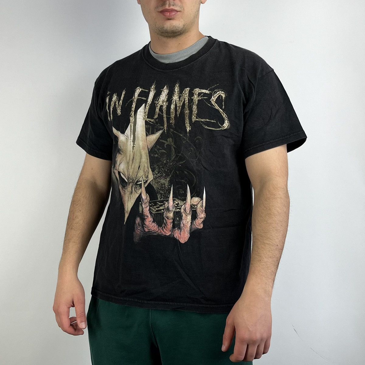 Band Tees Vintage In Flames Tshirt rock band size Large Size US L / EU 52-54 / 3 - 1 Thumbnail
