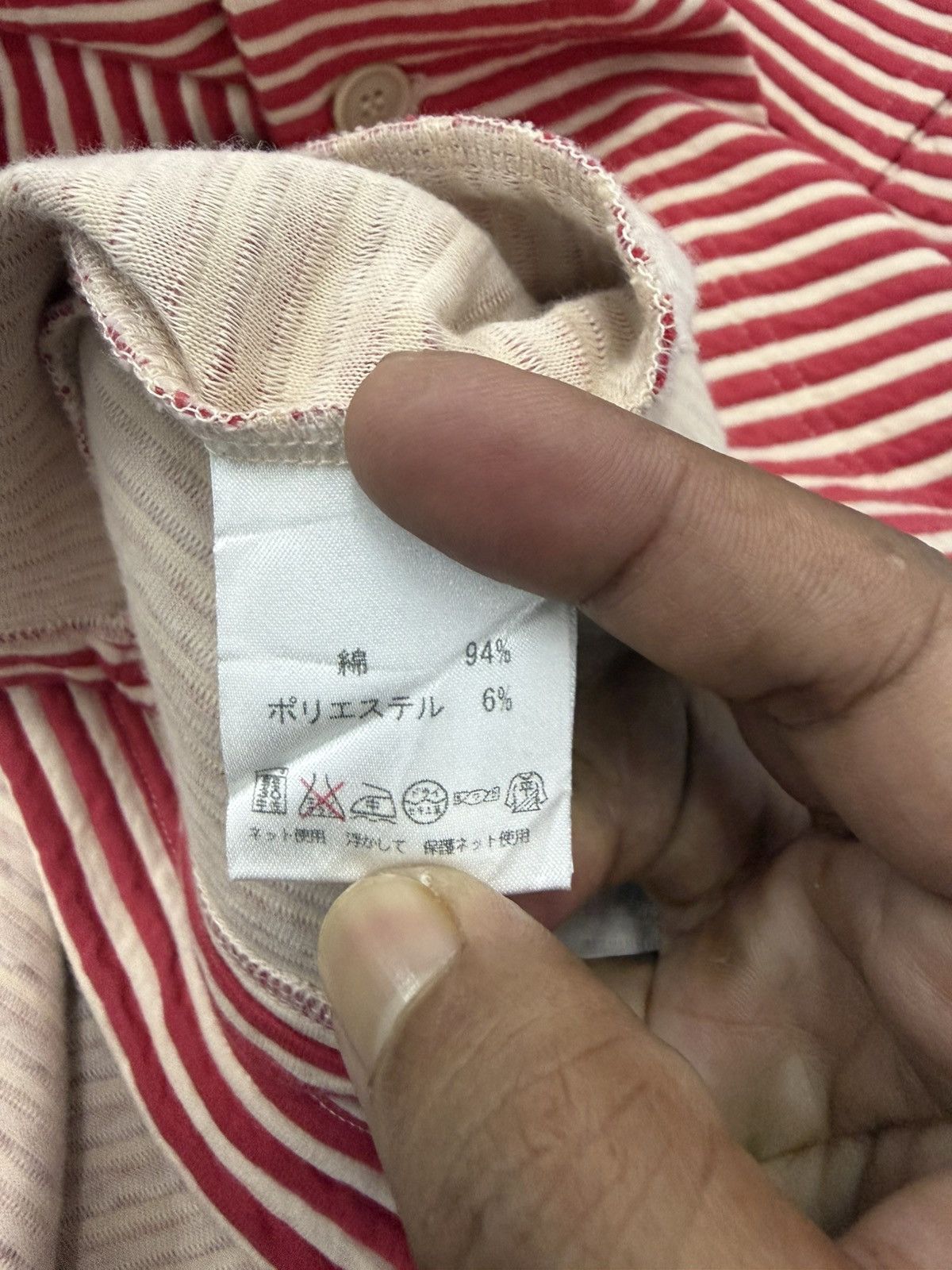 Y's Y’s for Living Long Stripe Cardigan Coat Jpn Minimalist Knit Size L / US 10 / IT 46 - 9 Thumbnail