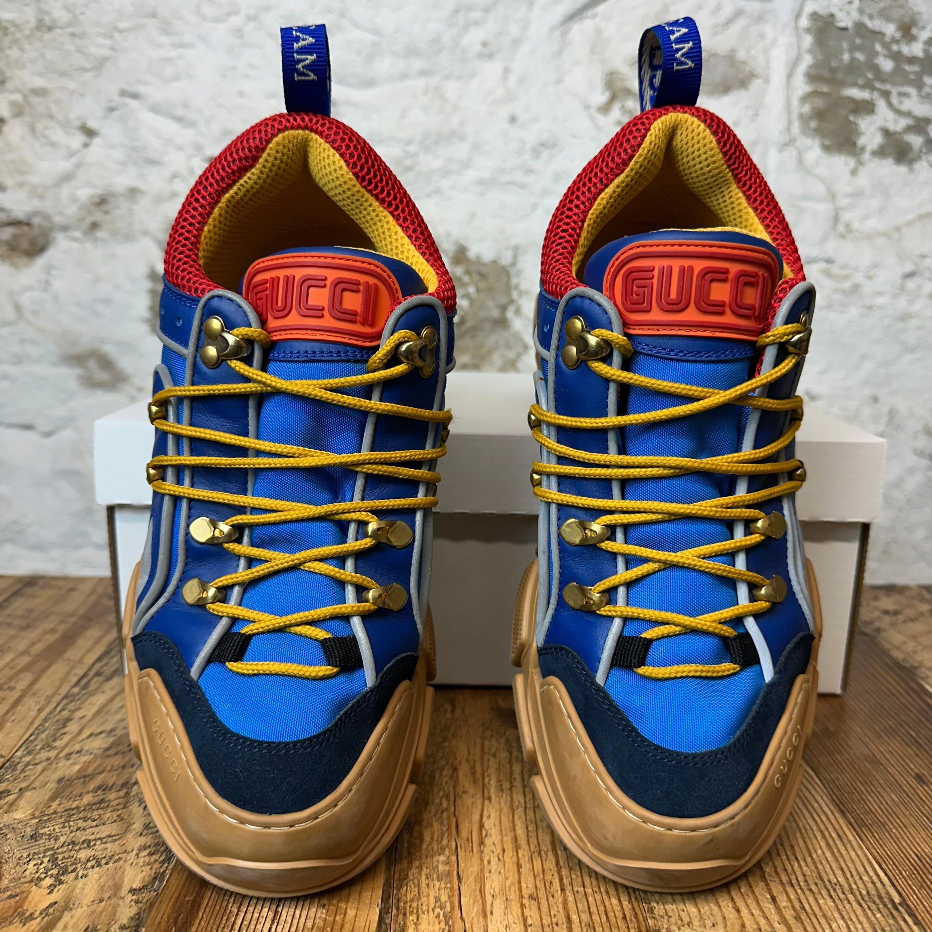 Gucci Gucci Flashtrek Red Blue Brown Boot Sneaker Sz 7 Size US 7 / EU 40 - 3 Thumbnail