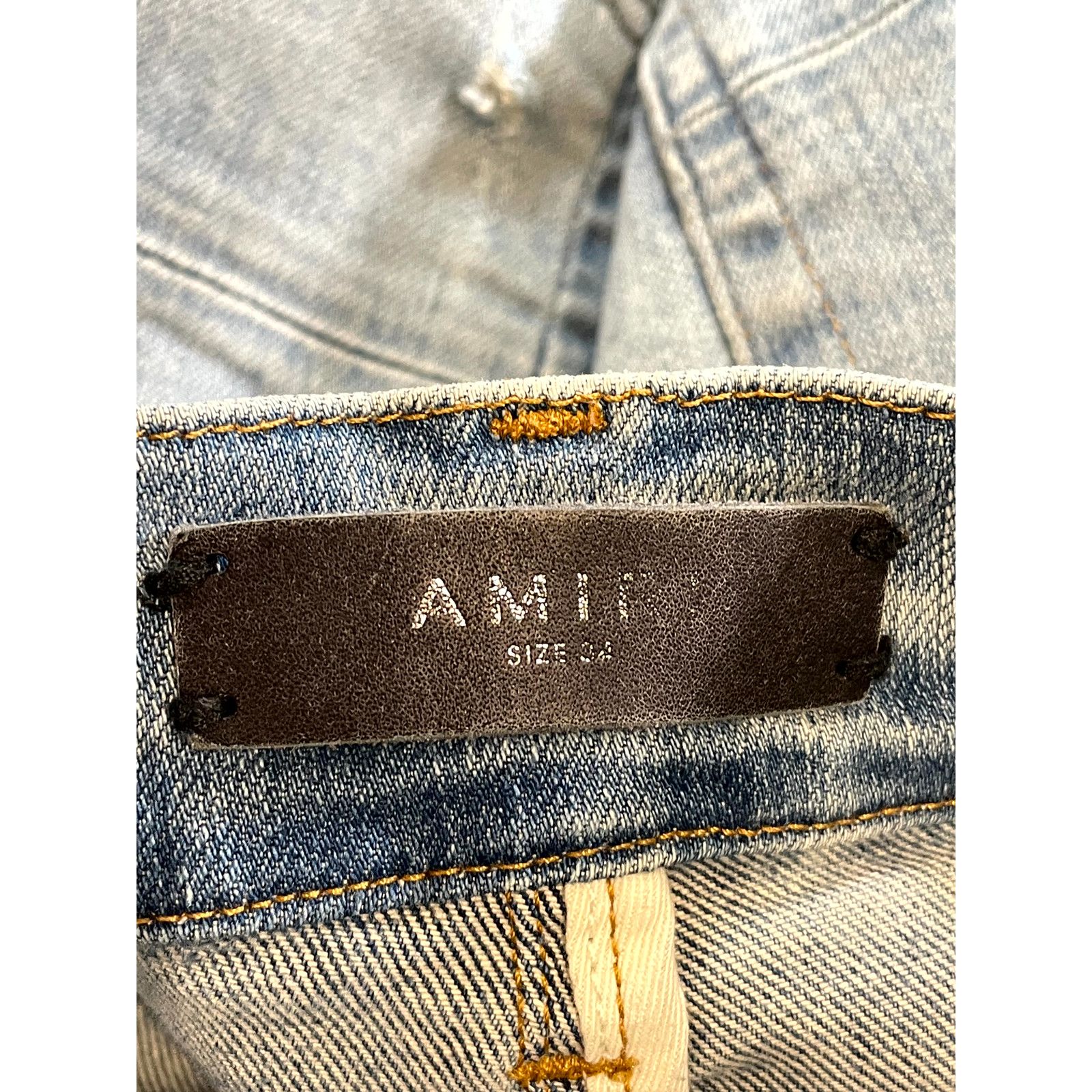 Amiri Amiri Denim Side Logo Light Wash Jeans Size US 34 / EU 50 - 9 Thumbnail