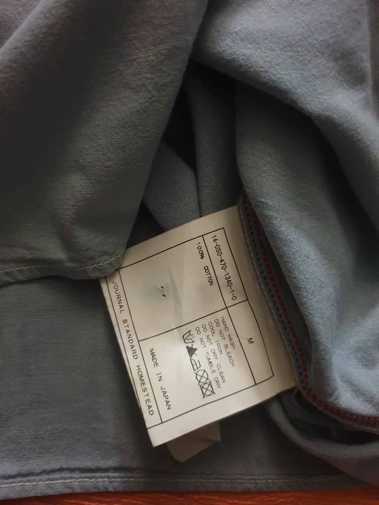 Journal Standard Journal Standard Salvedge Japanese Brand Chambray Shirt Size US M / EU 48-50 / 2 - 5 Thumbnail