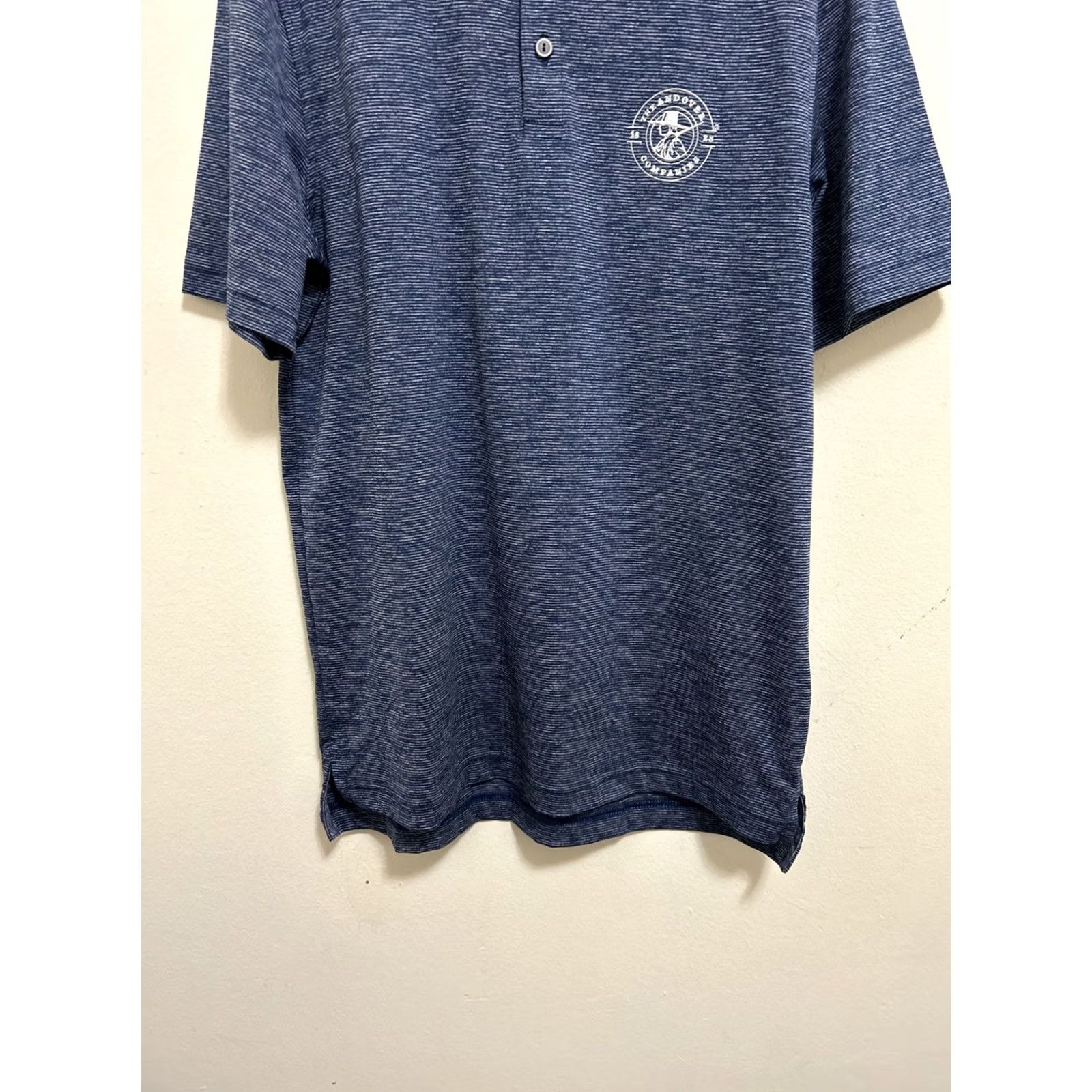 Vineyard Vines VINEYARD VINES Polo Shirt Men Small Blue Striped Short Sleeve Golf Performance Casual Activewear Size US S / EU 44-46 / 1 - 3 Thumbnail