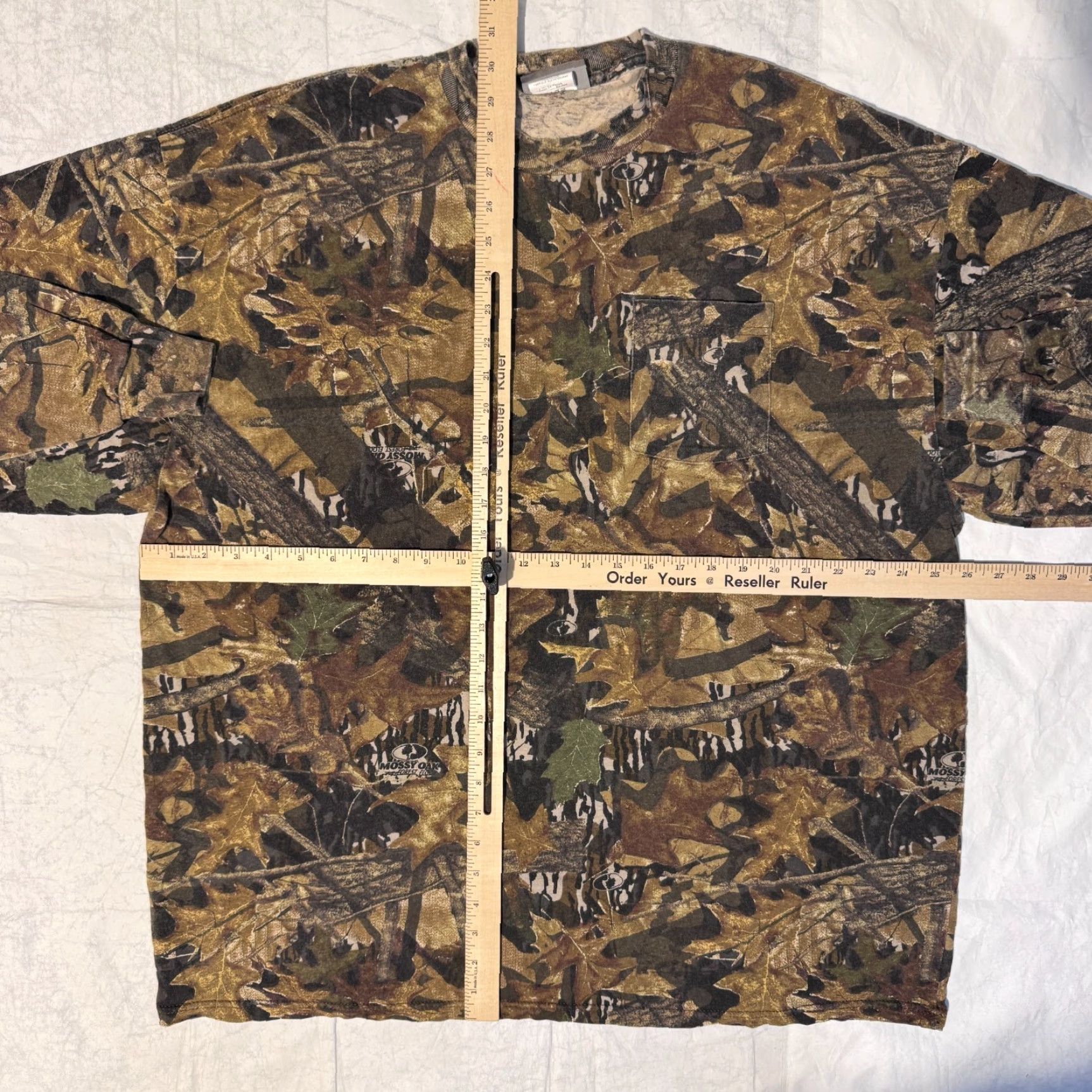 Jerzees VINTAGE Jerzees Outdoor Mossy Oak Camo Long Sleeve Tshirt 2XL Men's Camouflage Logo T-Shirt Size US XXL / EU 58 / 5 - 5 Thumbnail