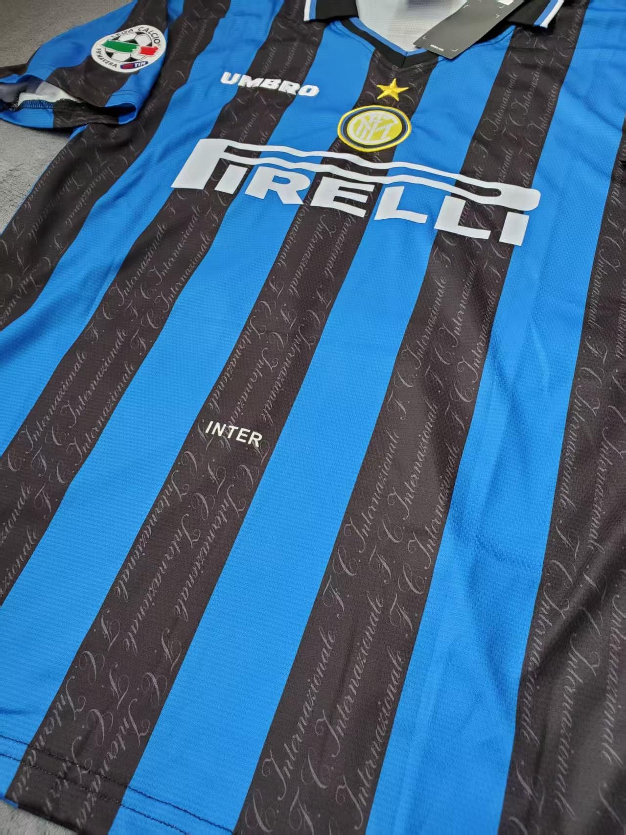Other 1997 98 Inter Milan 9 Ronaldo Jersey Home XL Size US XL / EU 56 / 4 - 4 Thumbnail
