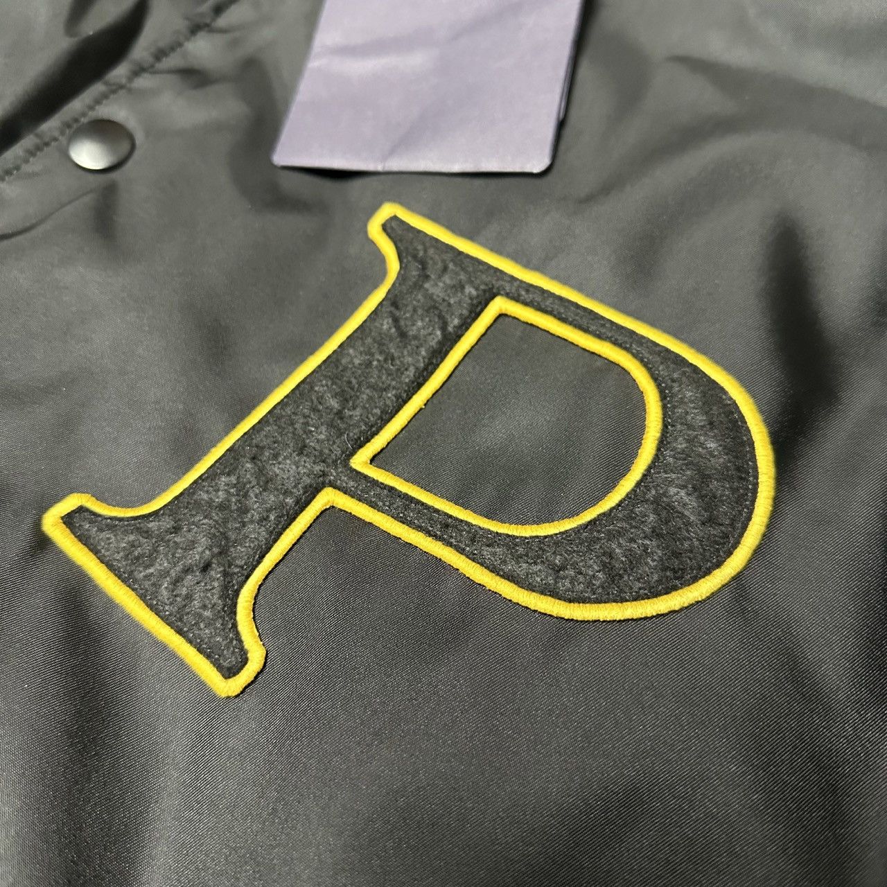 Prada Prada mens size XL re-nylon Bomber jacket baseball varsity Size US XL / EU 56 / 4 - 8 Thumbnail